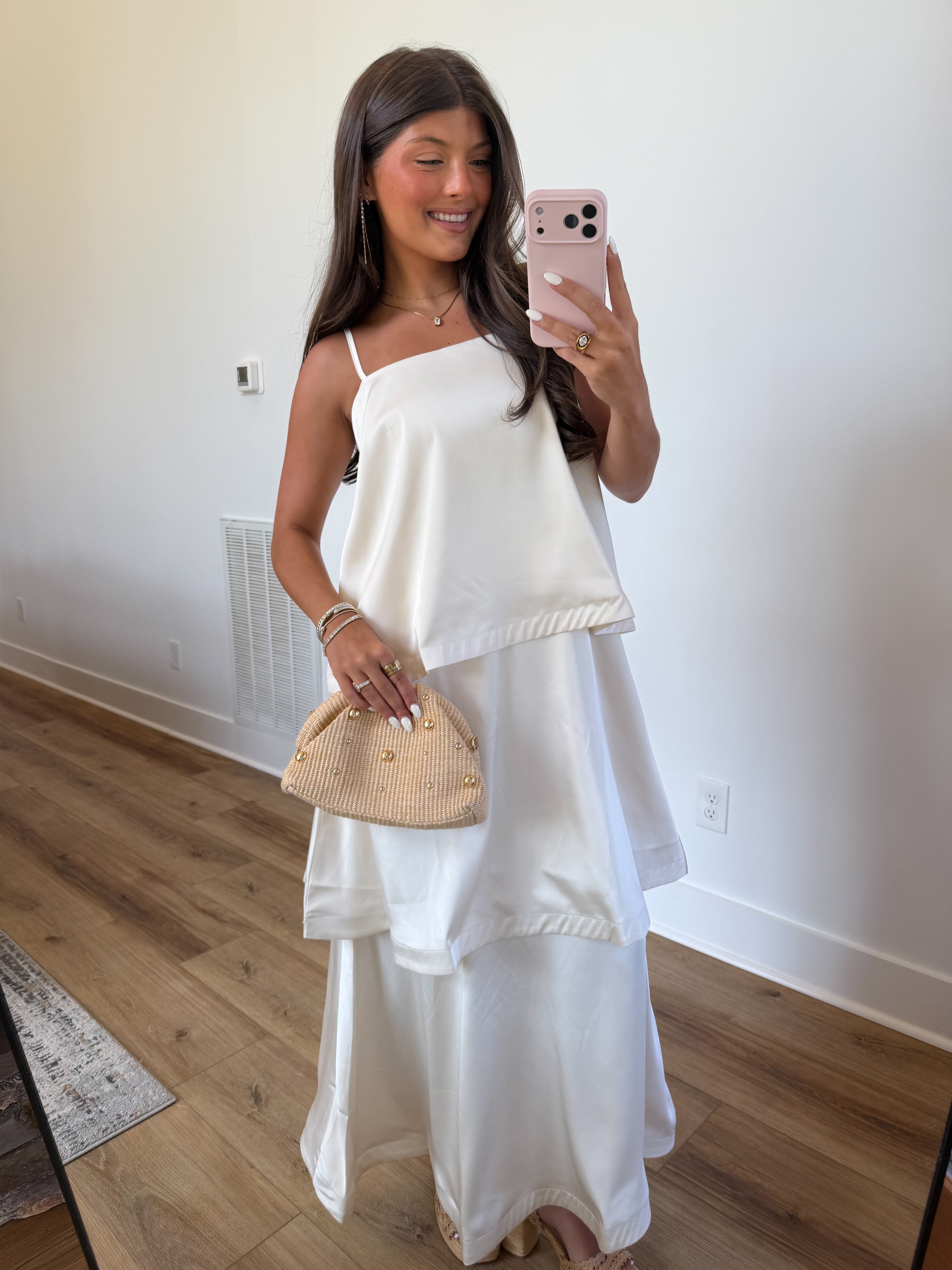 The Satin Haven Maxi (Cream)