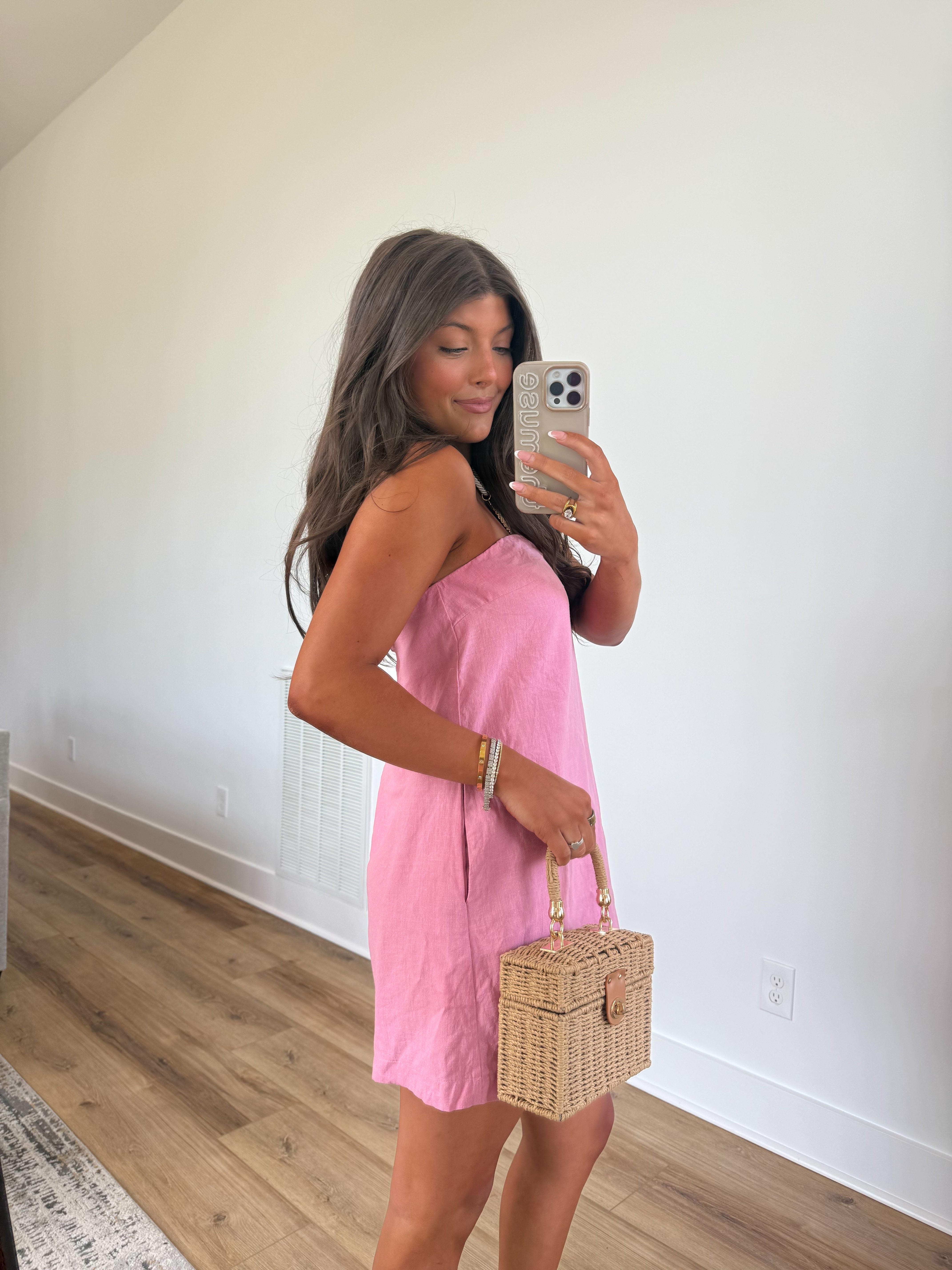Strawberry Linen Mini