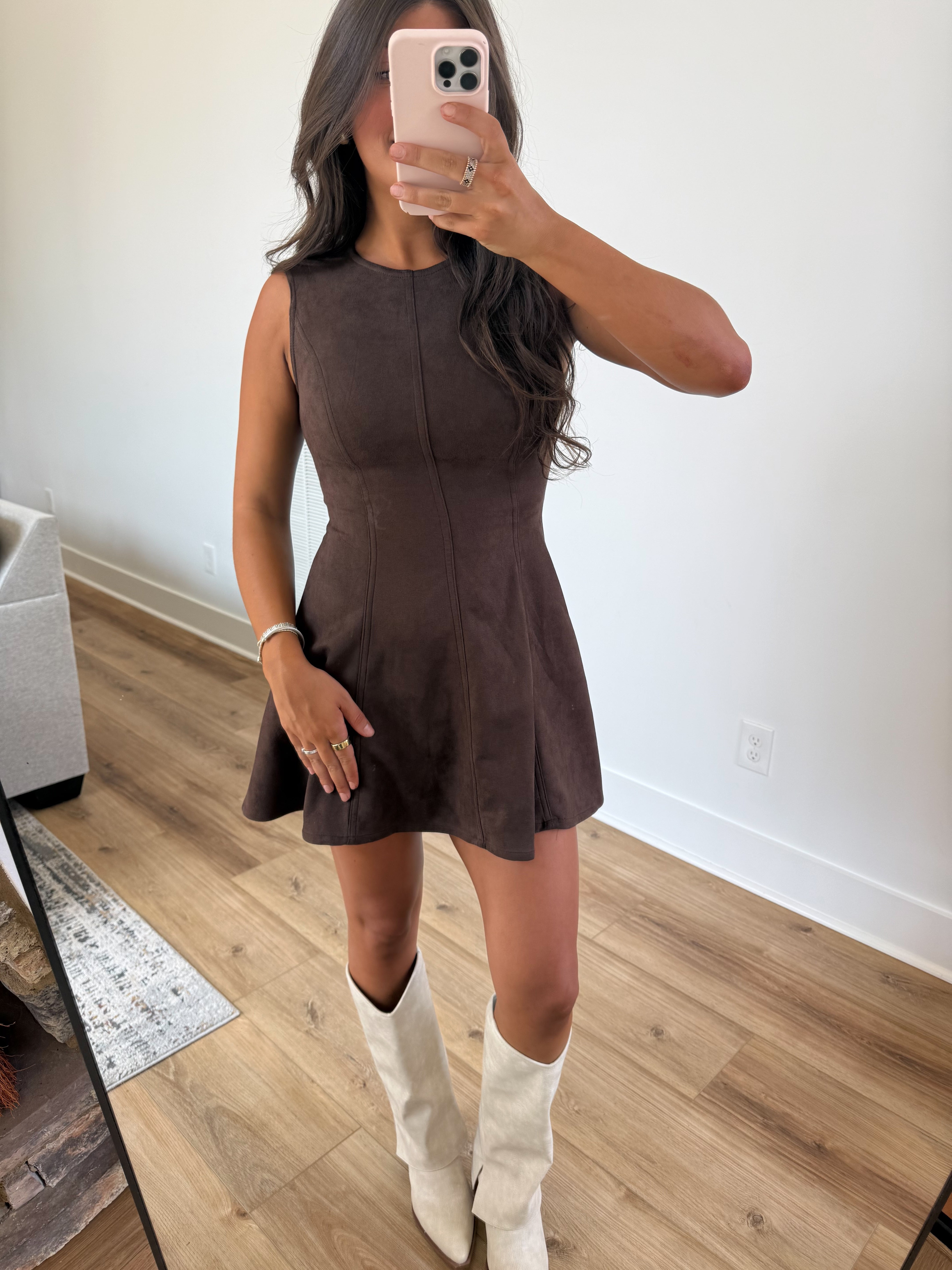 Sweet on You Dress (Suede)