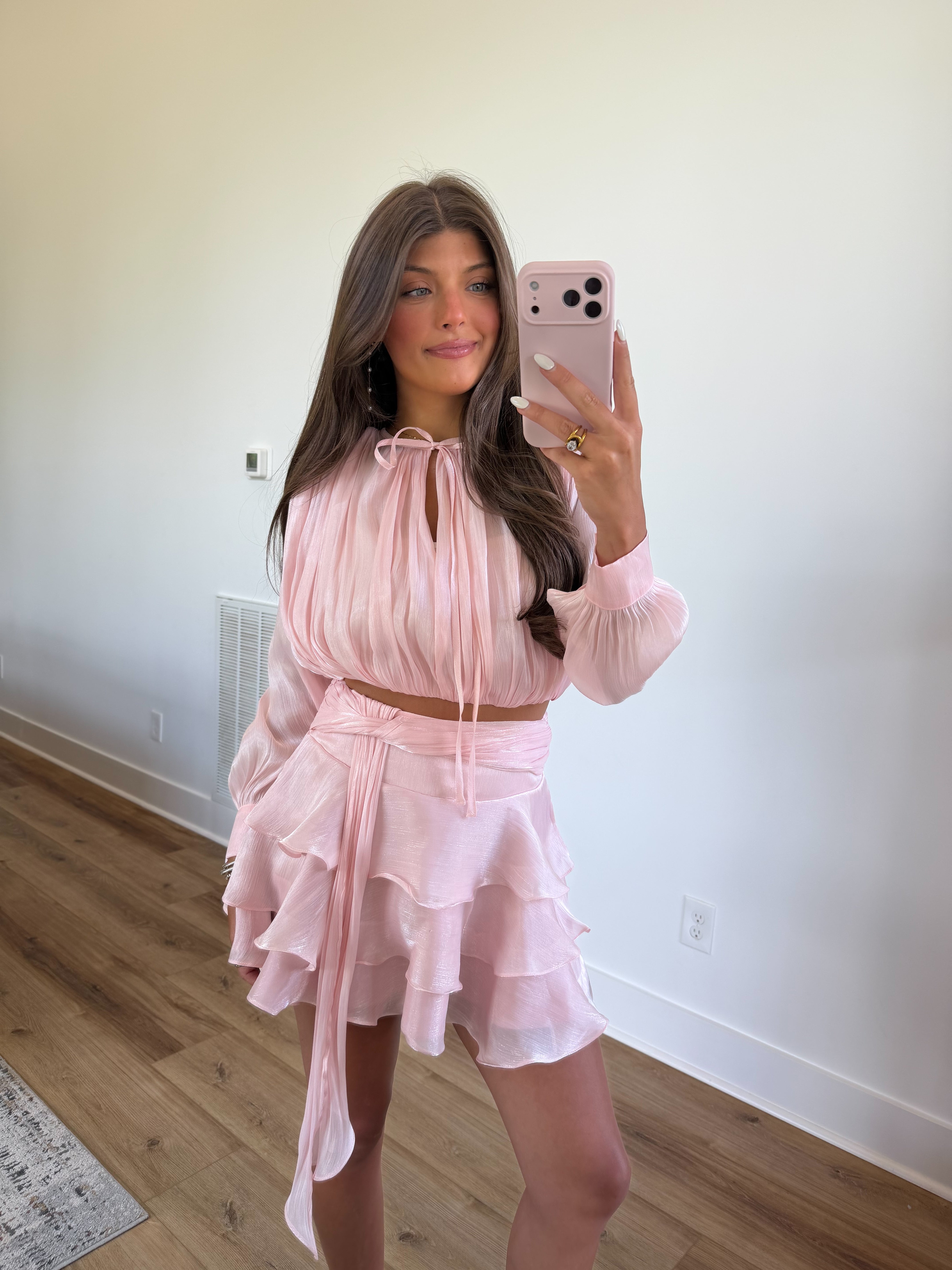 Rosé Ruffles Set
