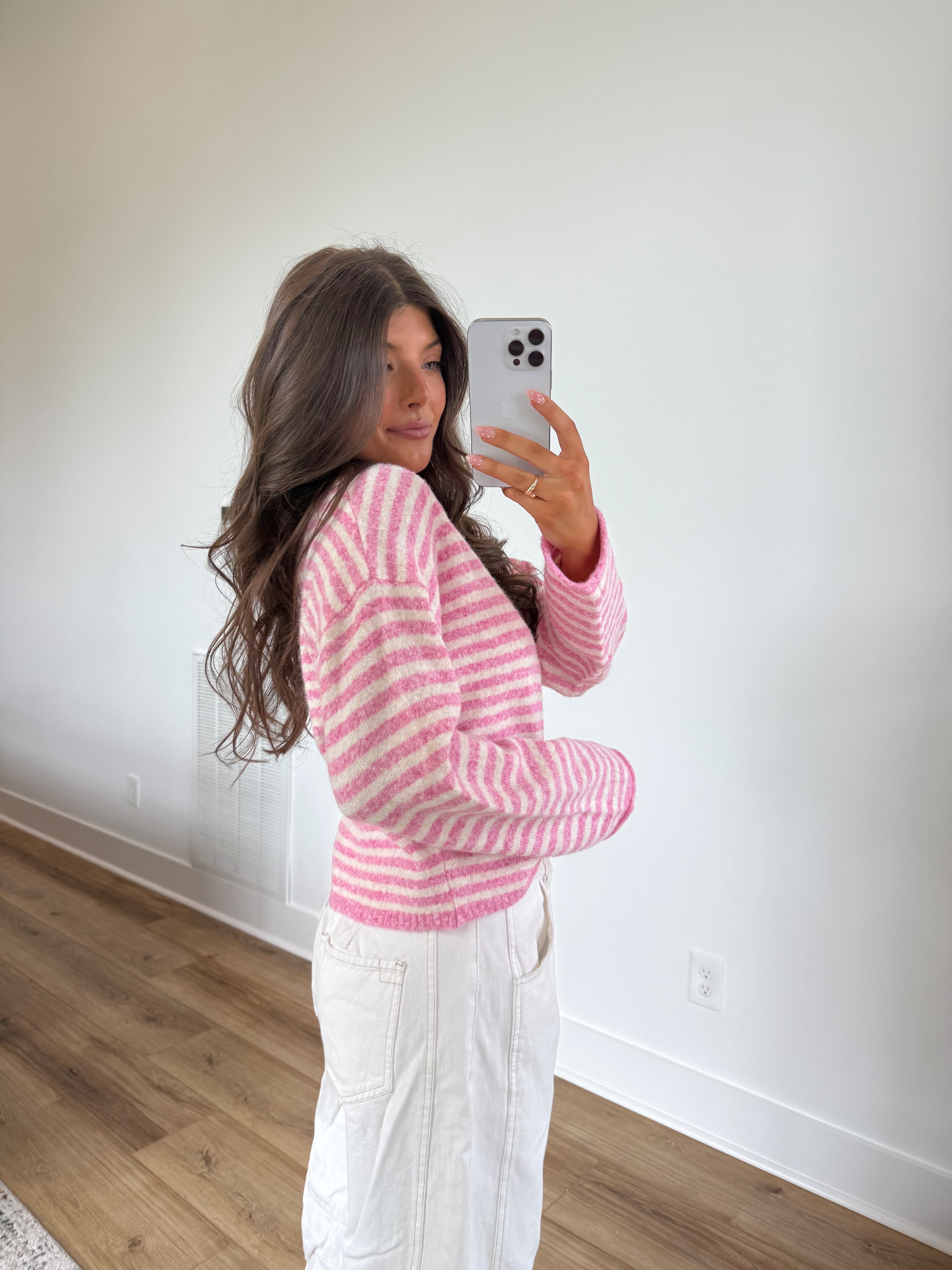 Pink Cream Pullover