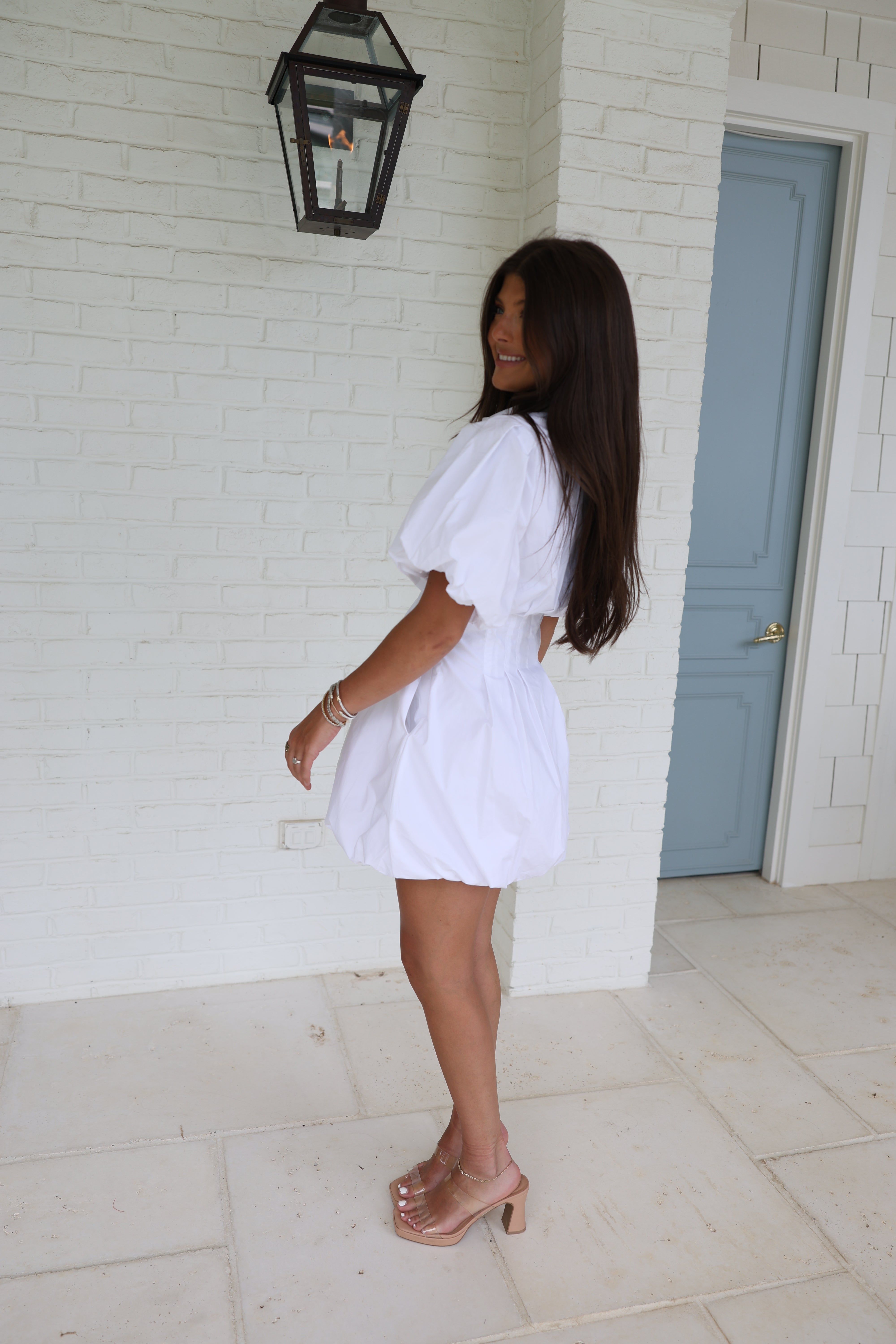 White Bubble Dress