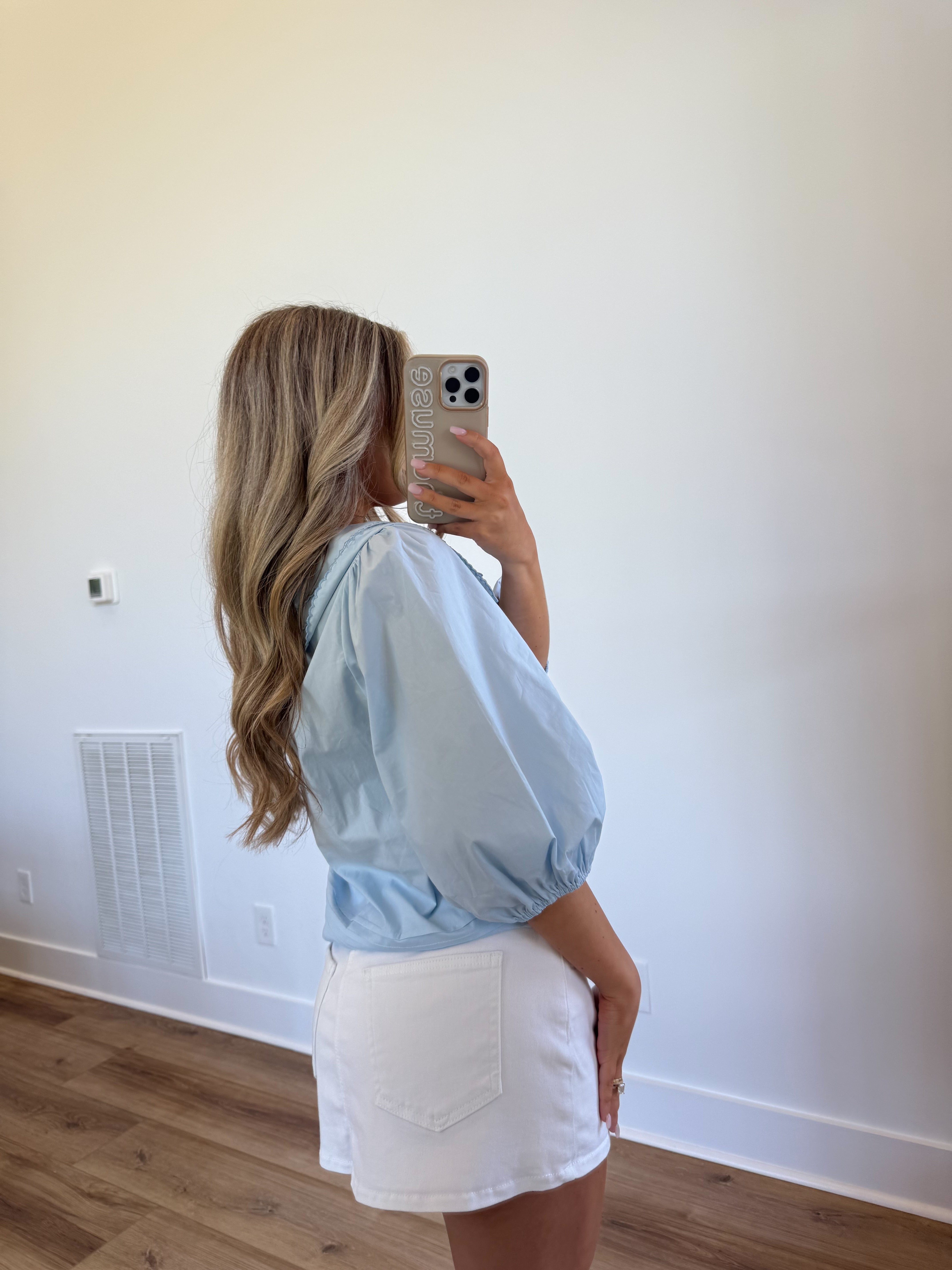 The Heirloom Blouse (Blue)