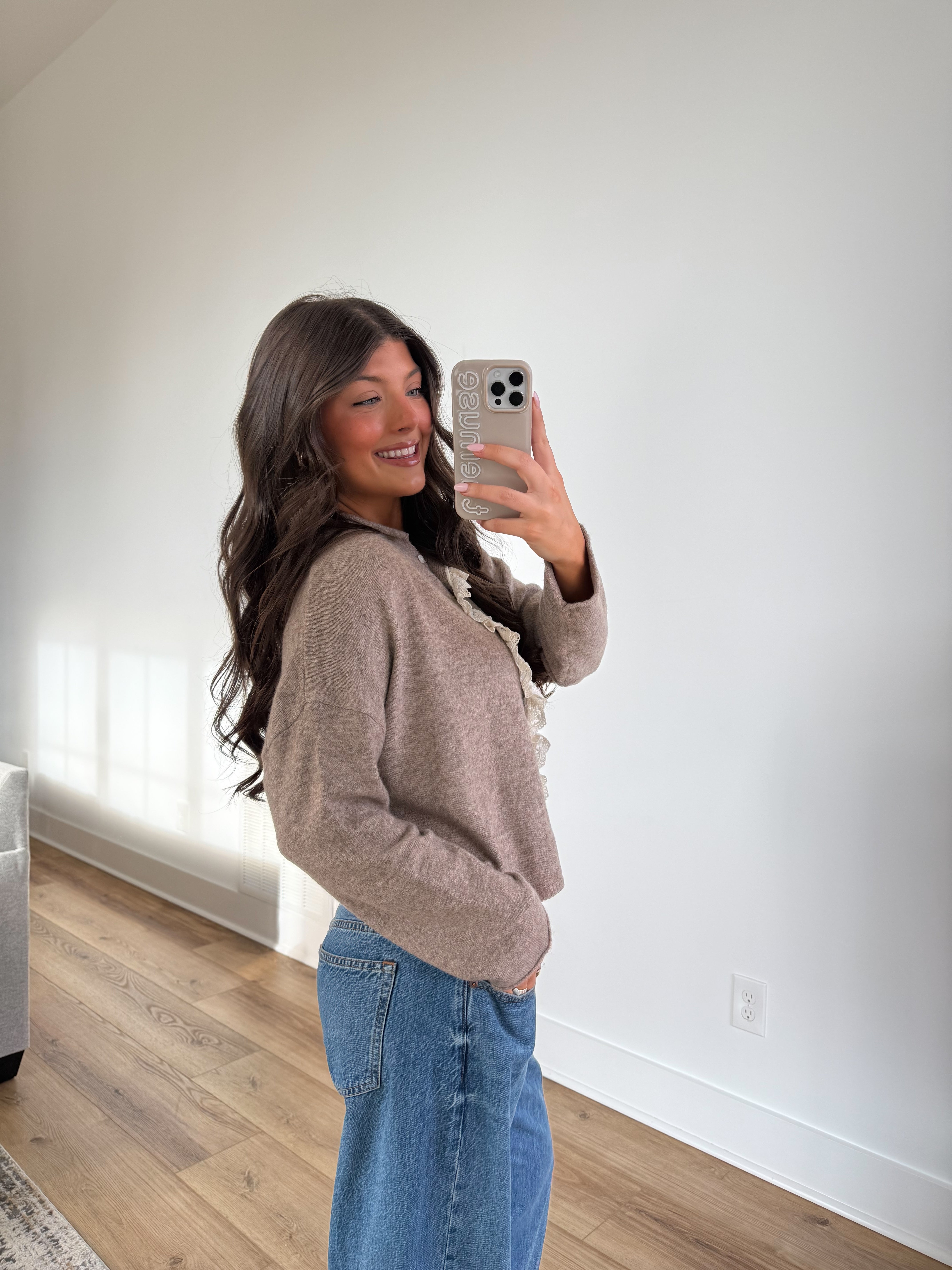 The Darling Ruffle Sweater