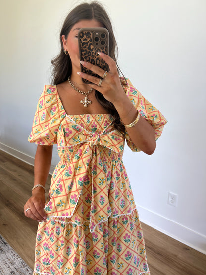 Pineapple Dreams Maxi Dress