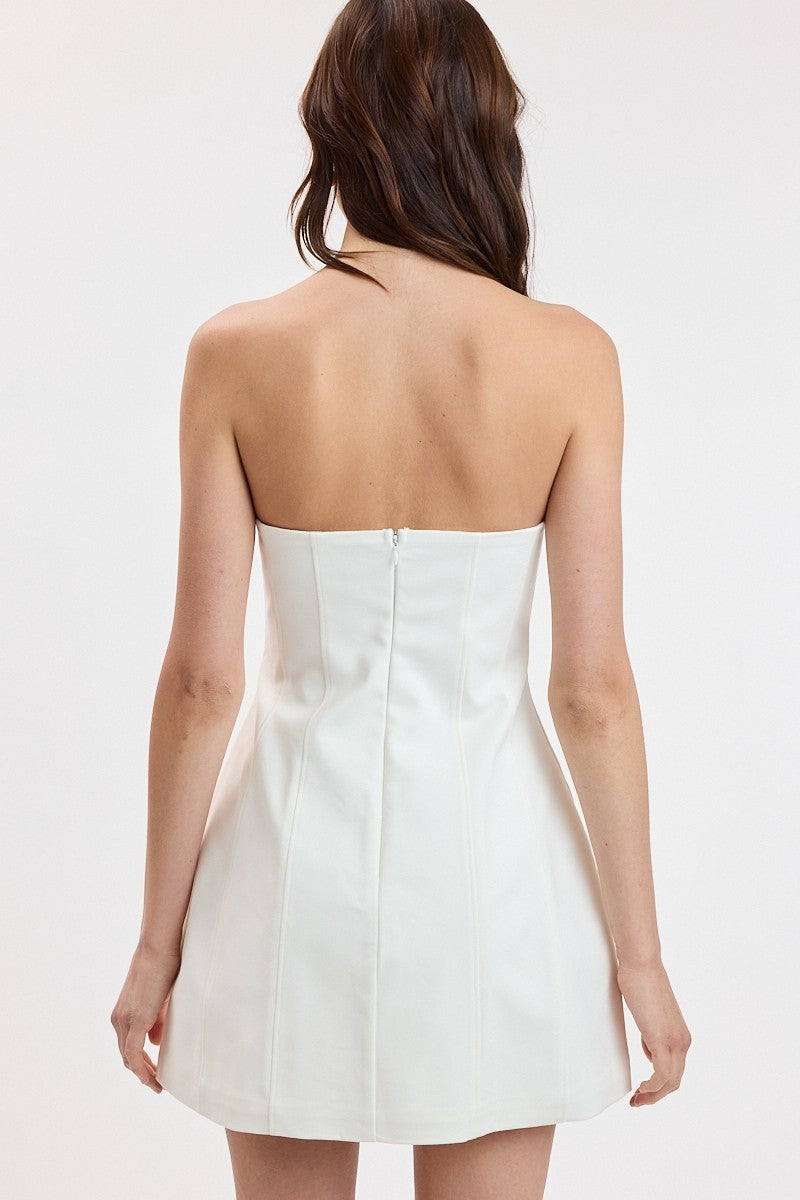 Classic Lined Mini Dress