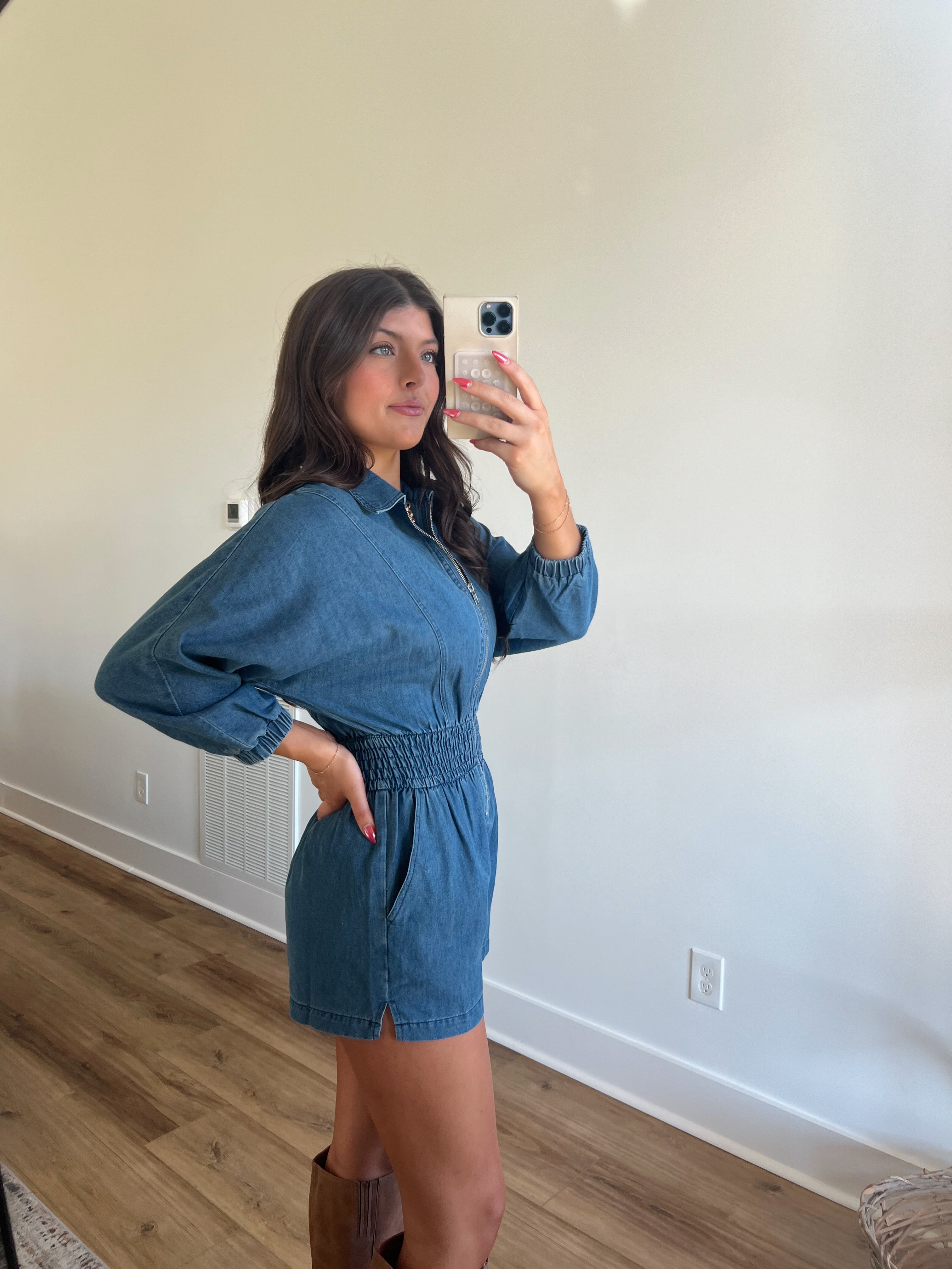 Denim Days Romper