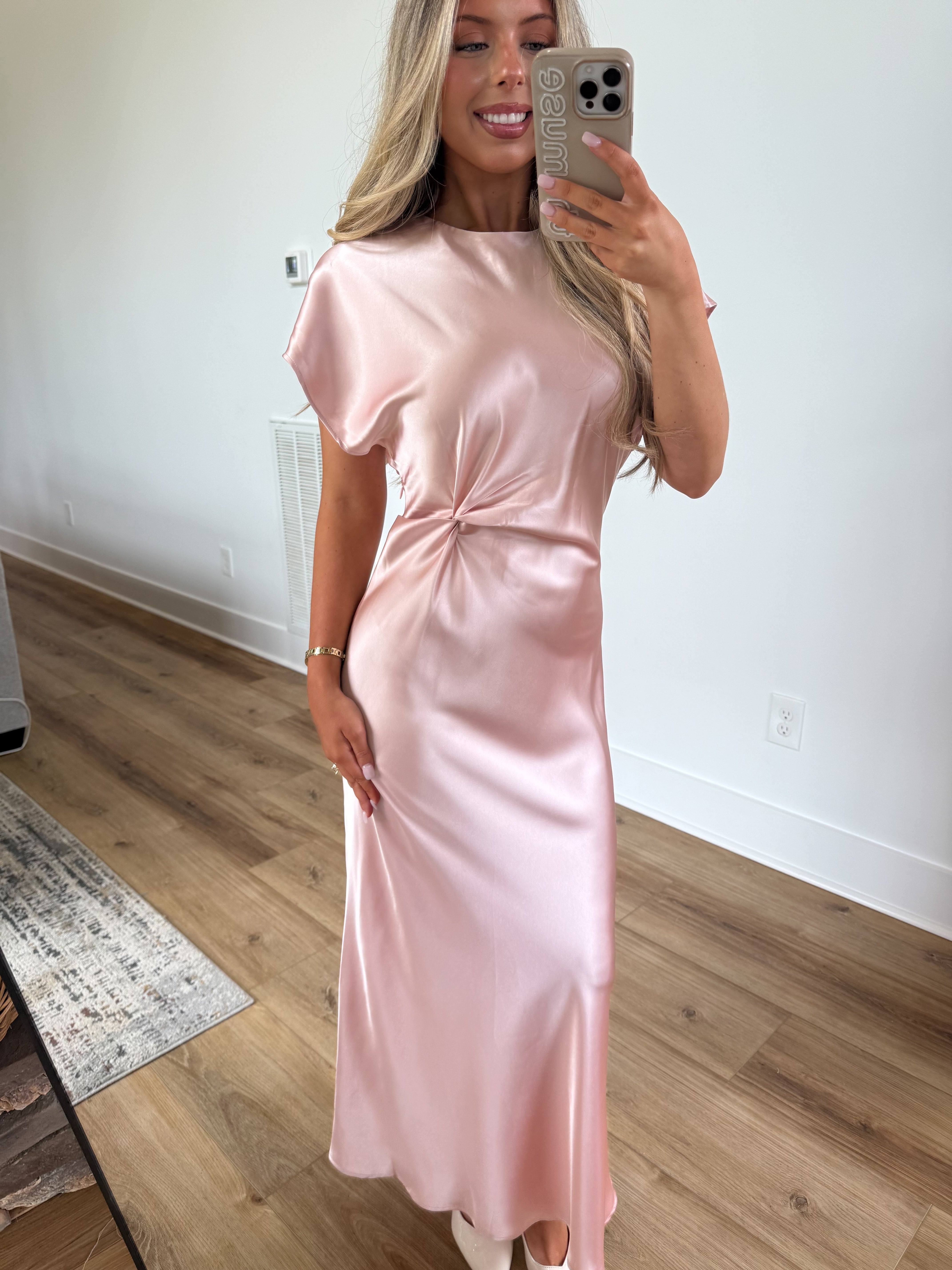 Colette Satin Maxi Dress