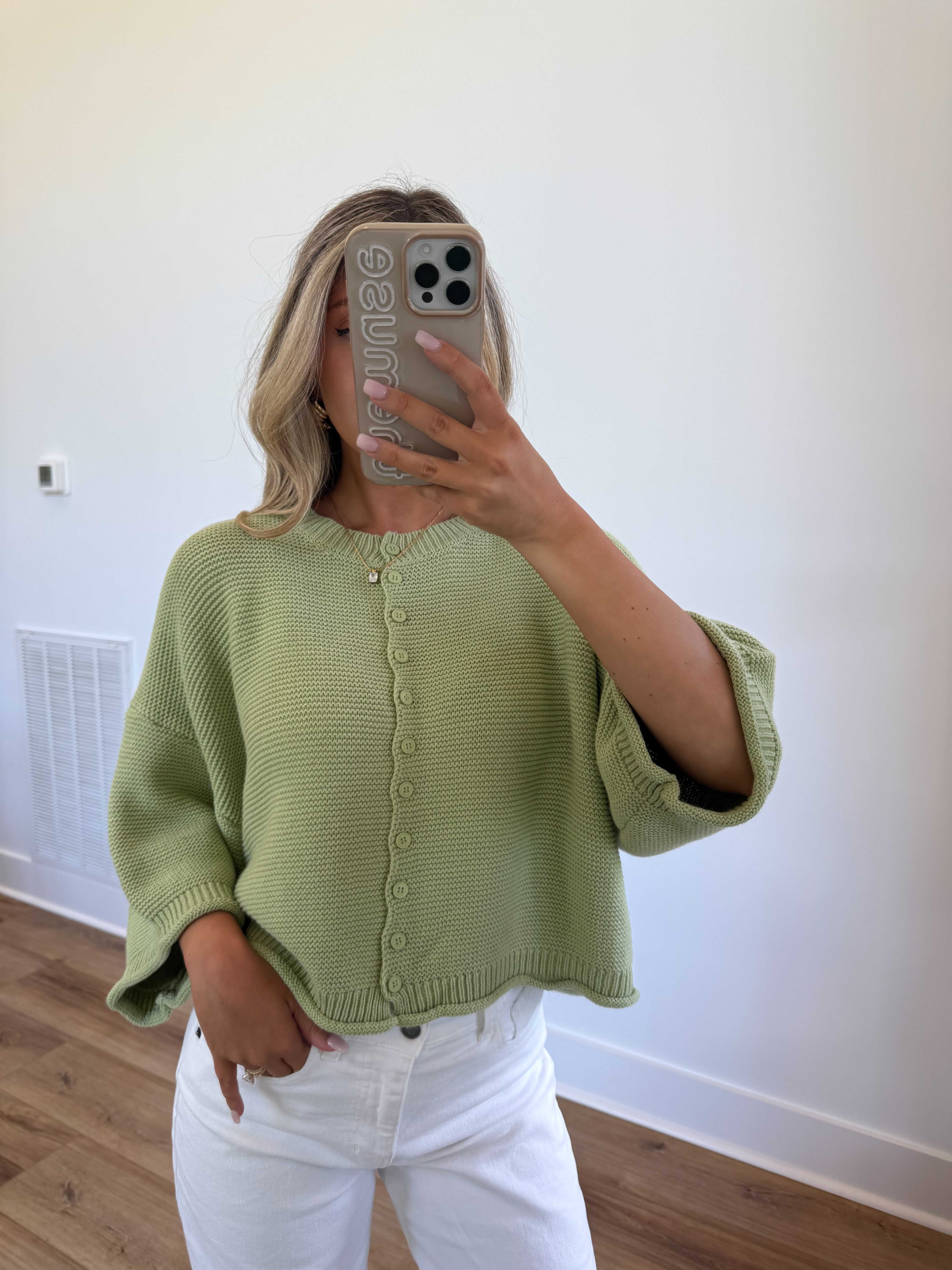 Pistachio Cloud Nine Cardigan