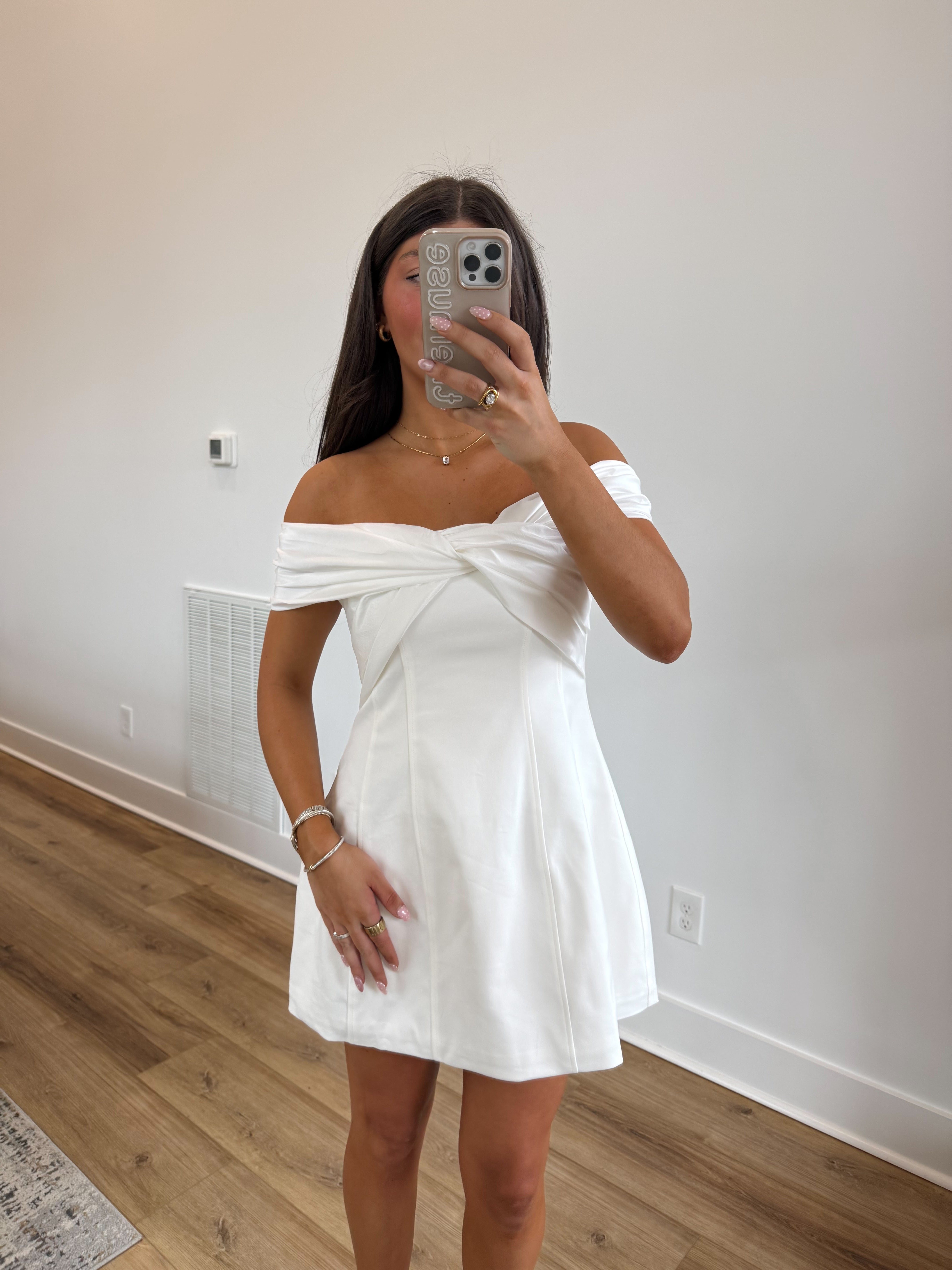 The Twisted Vows Dress (White)