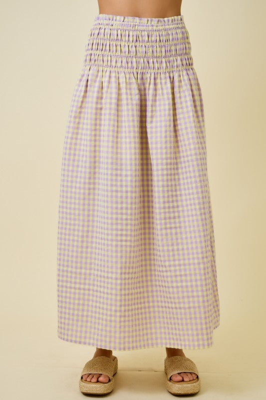 Lavender/Lemon Gingham Set (Restock)