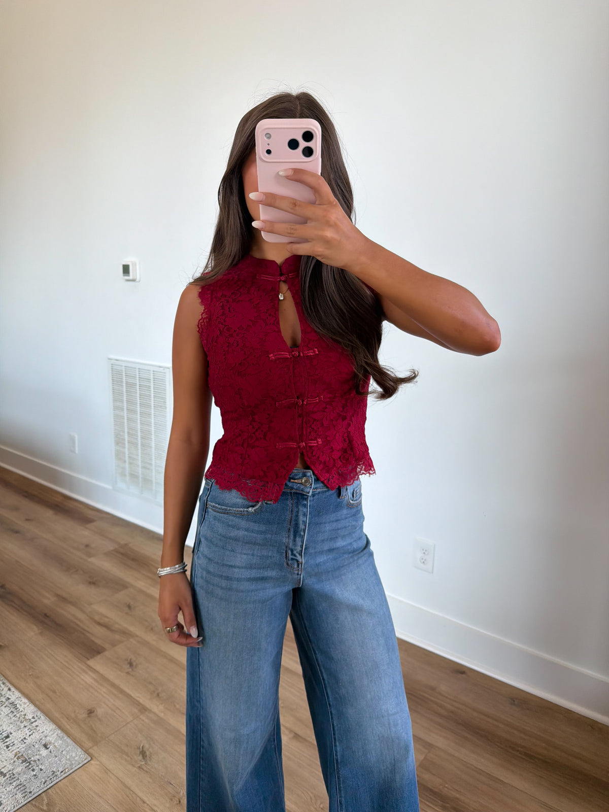 Date Night in Burgundy Top