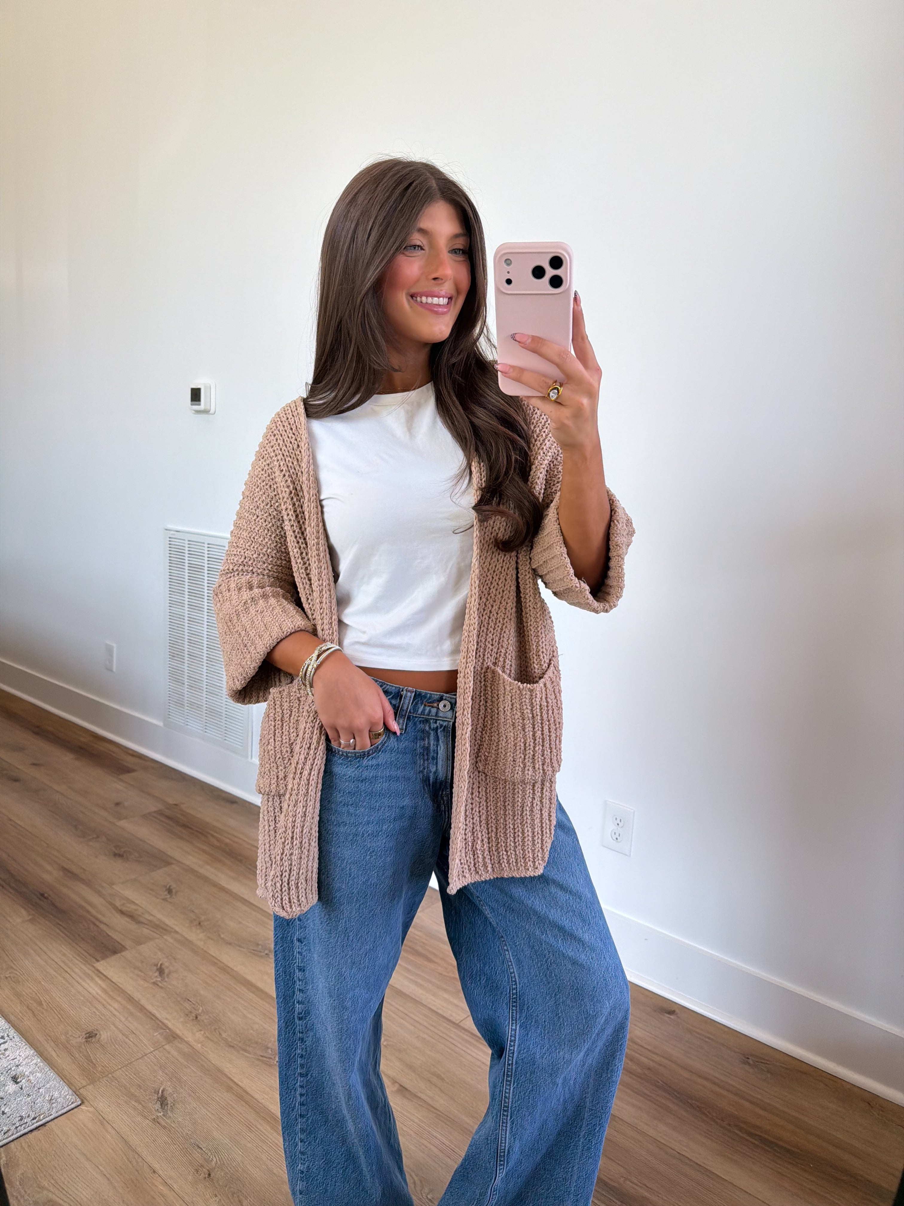 Meet Me in Fall Cardigan (Tan)