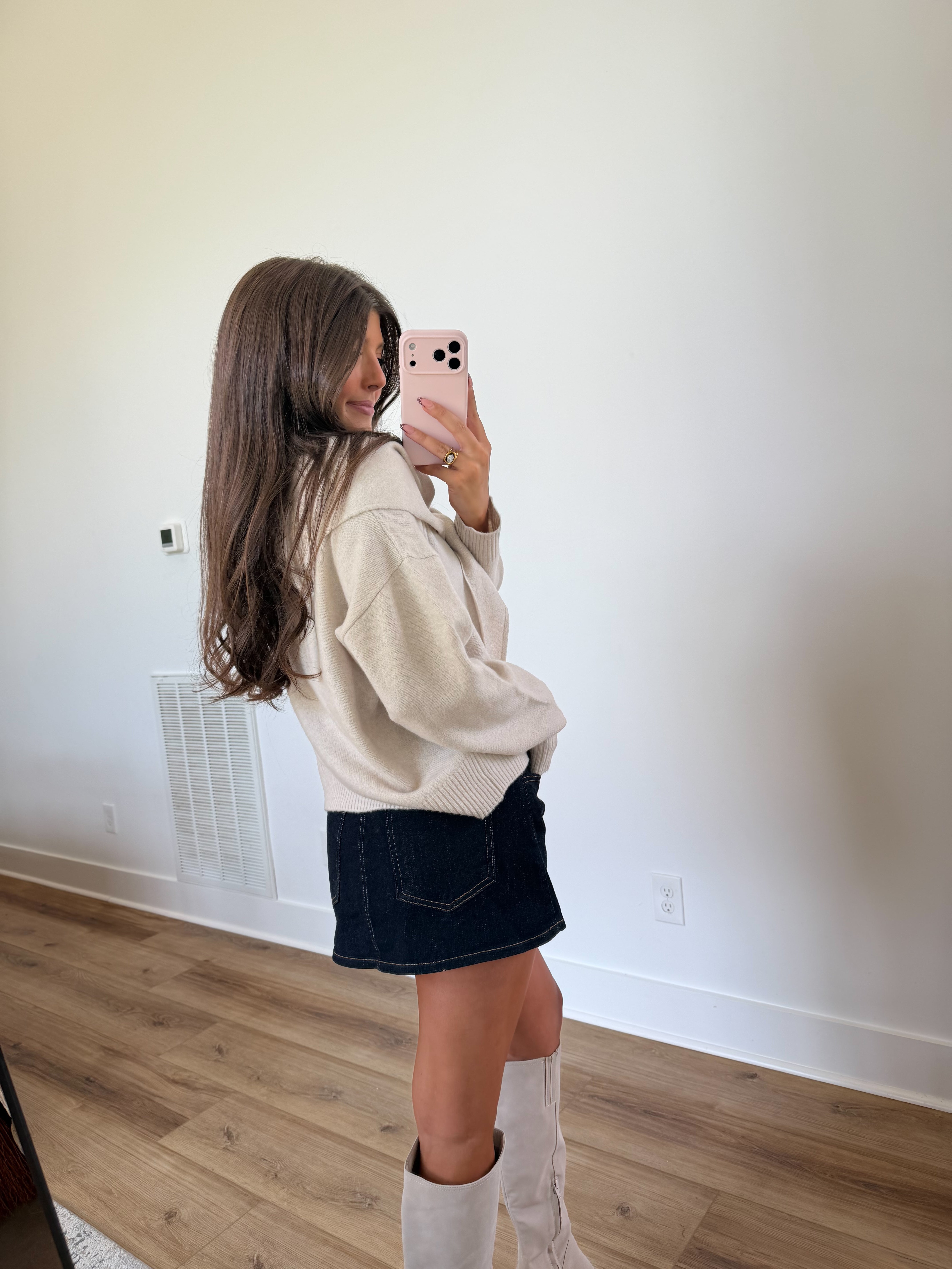 Wrapped Oatmeal Sweater