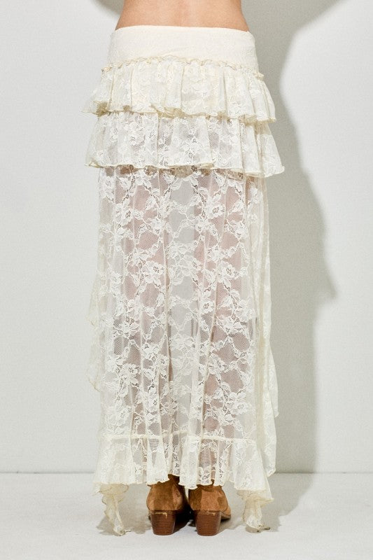 Amarillo Lace Skirt
