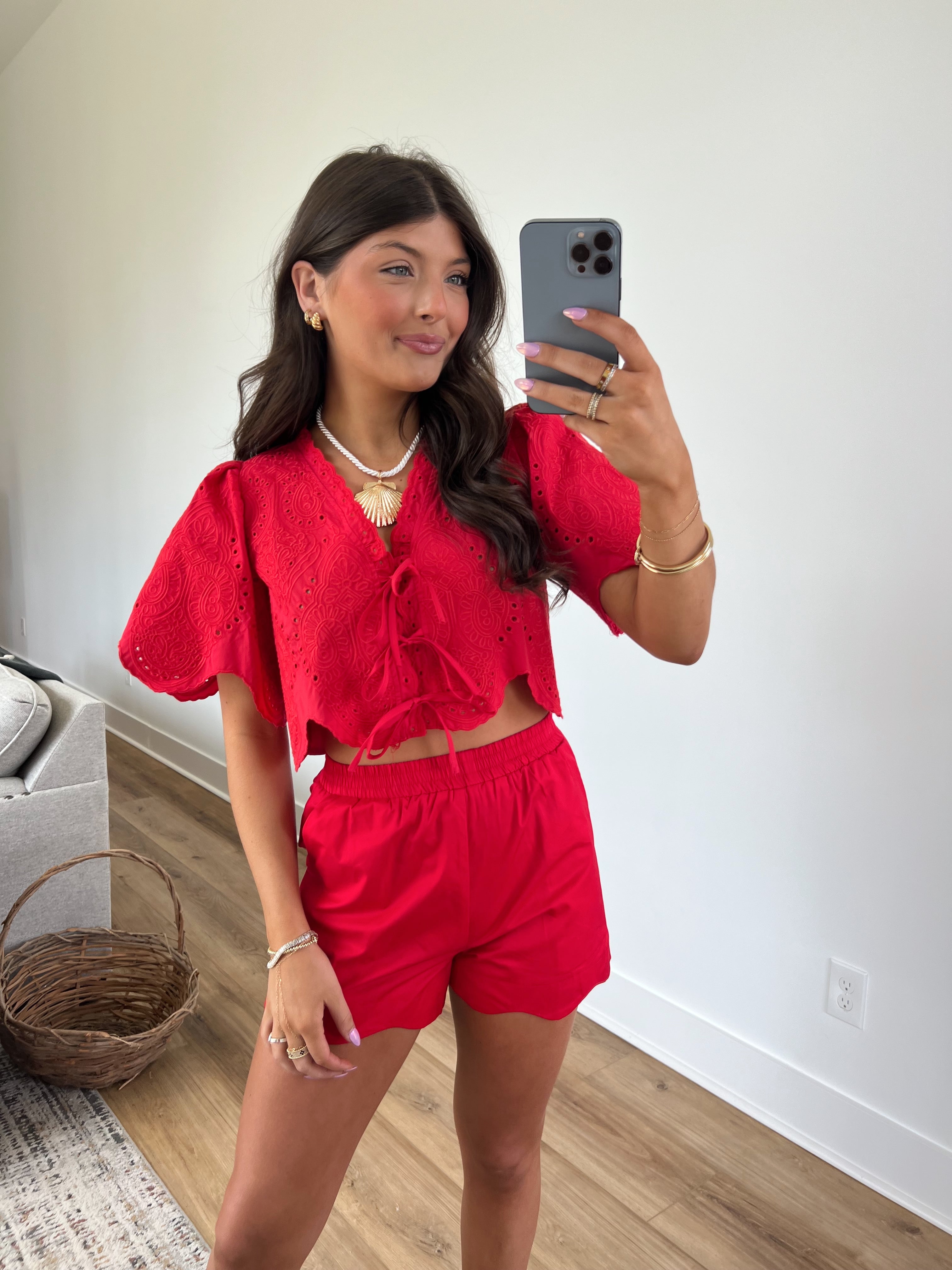 Red Reef Shorts Set