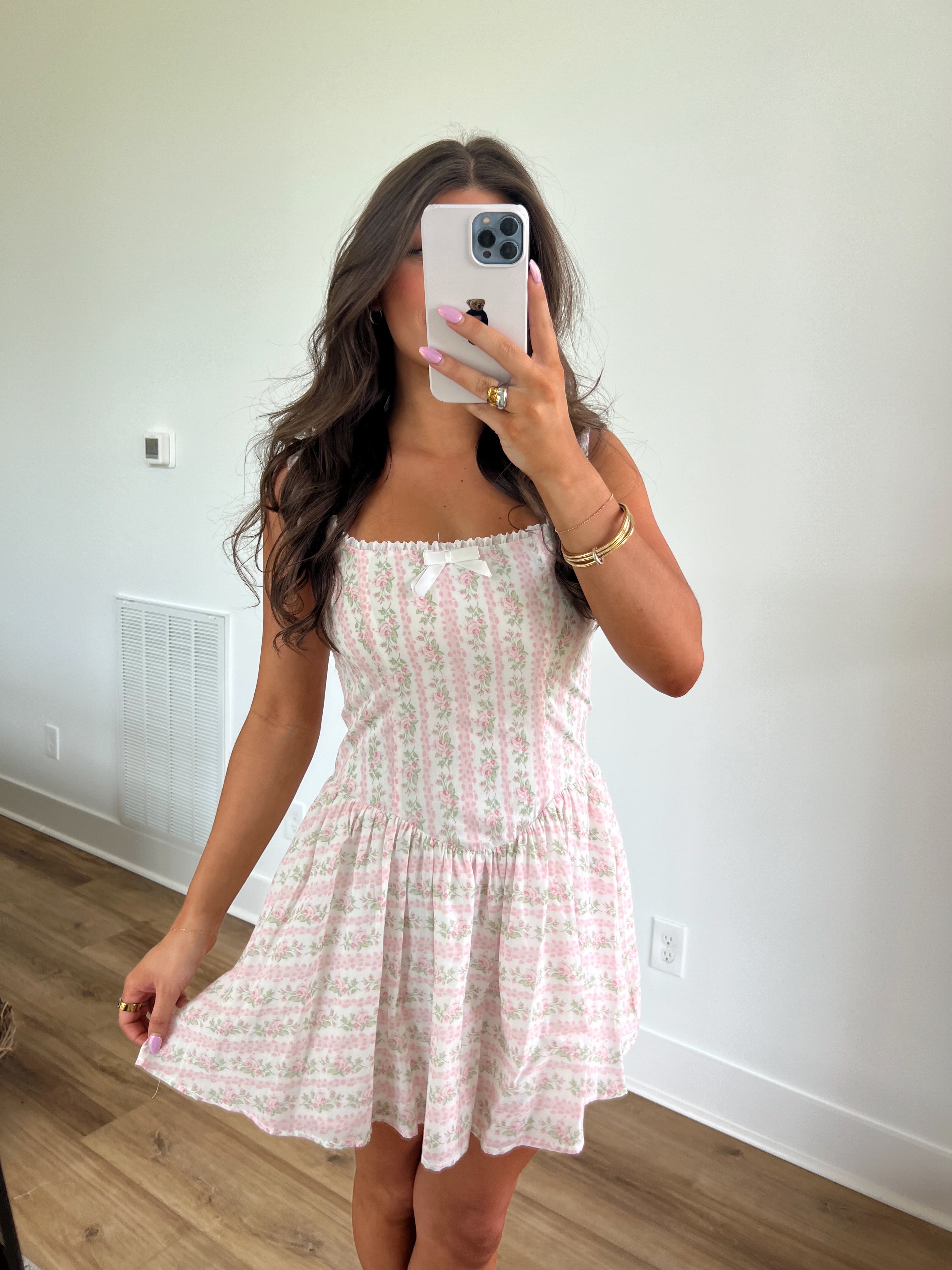 Petal Princess Mini Dress (Pink)