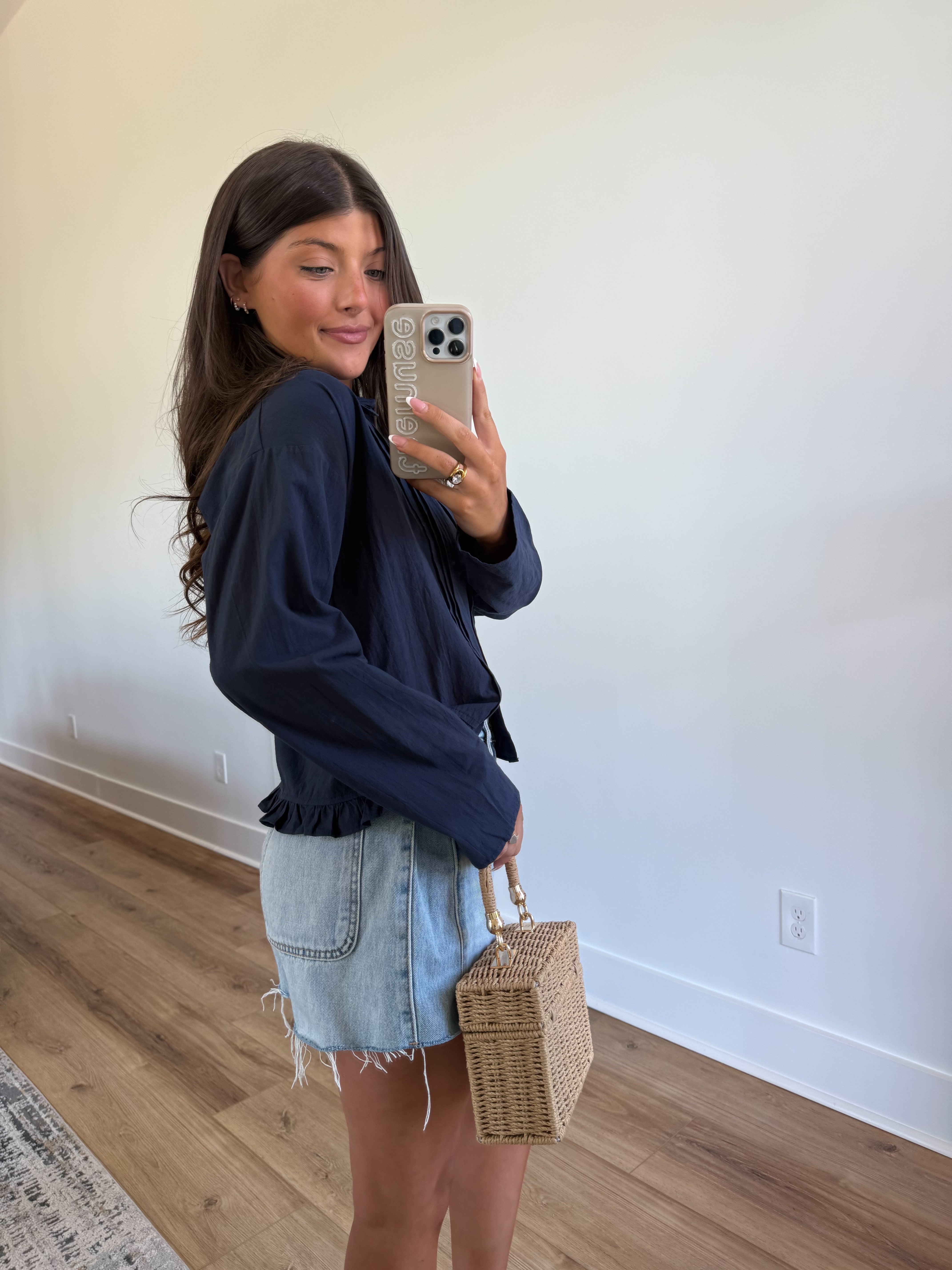 Nantucket Navy Blouse