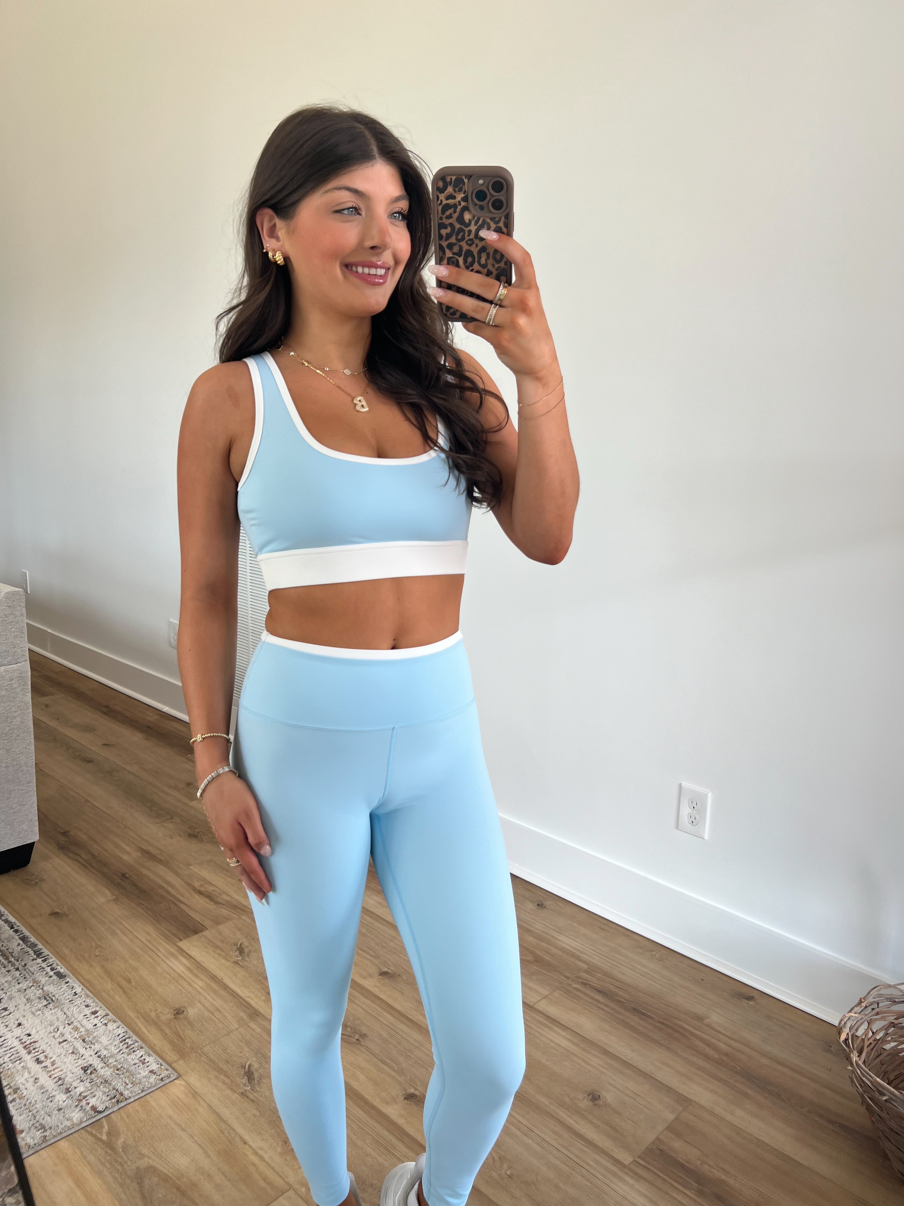 Blueberry Contrast Bra
