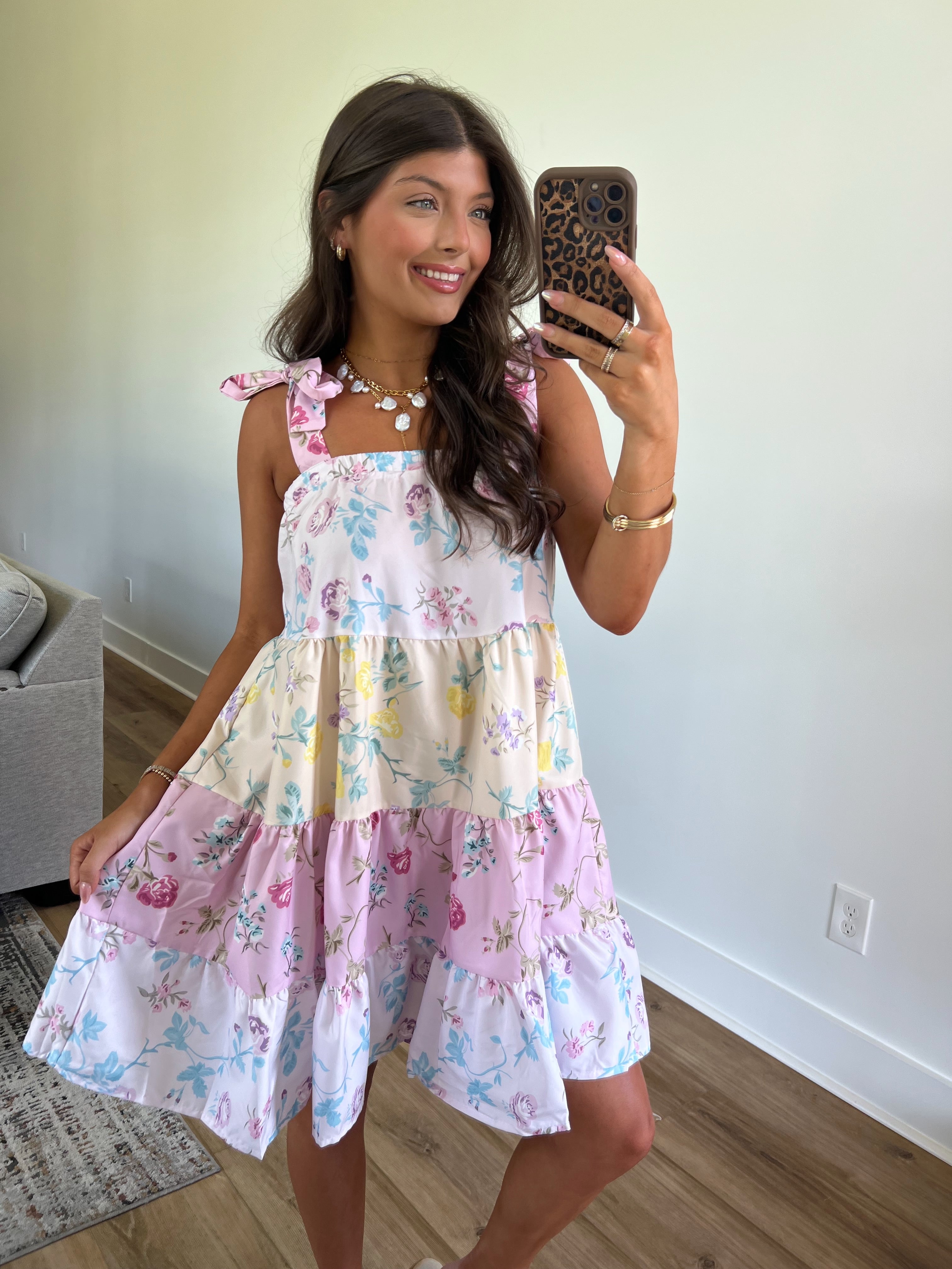Sunny Day Floral Mini Dress