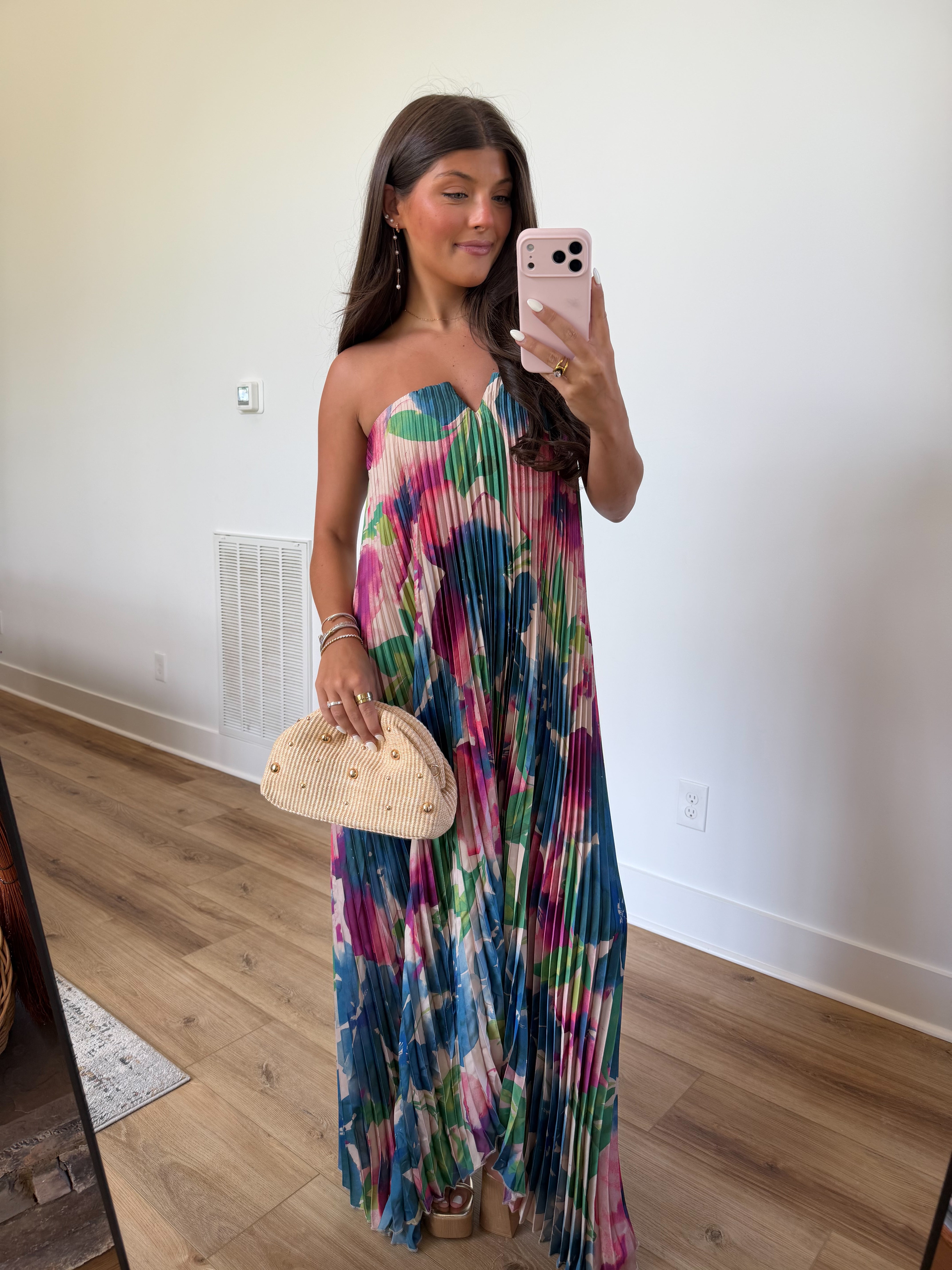 Resort Pleated Maxi