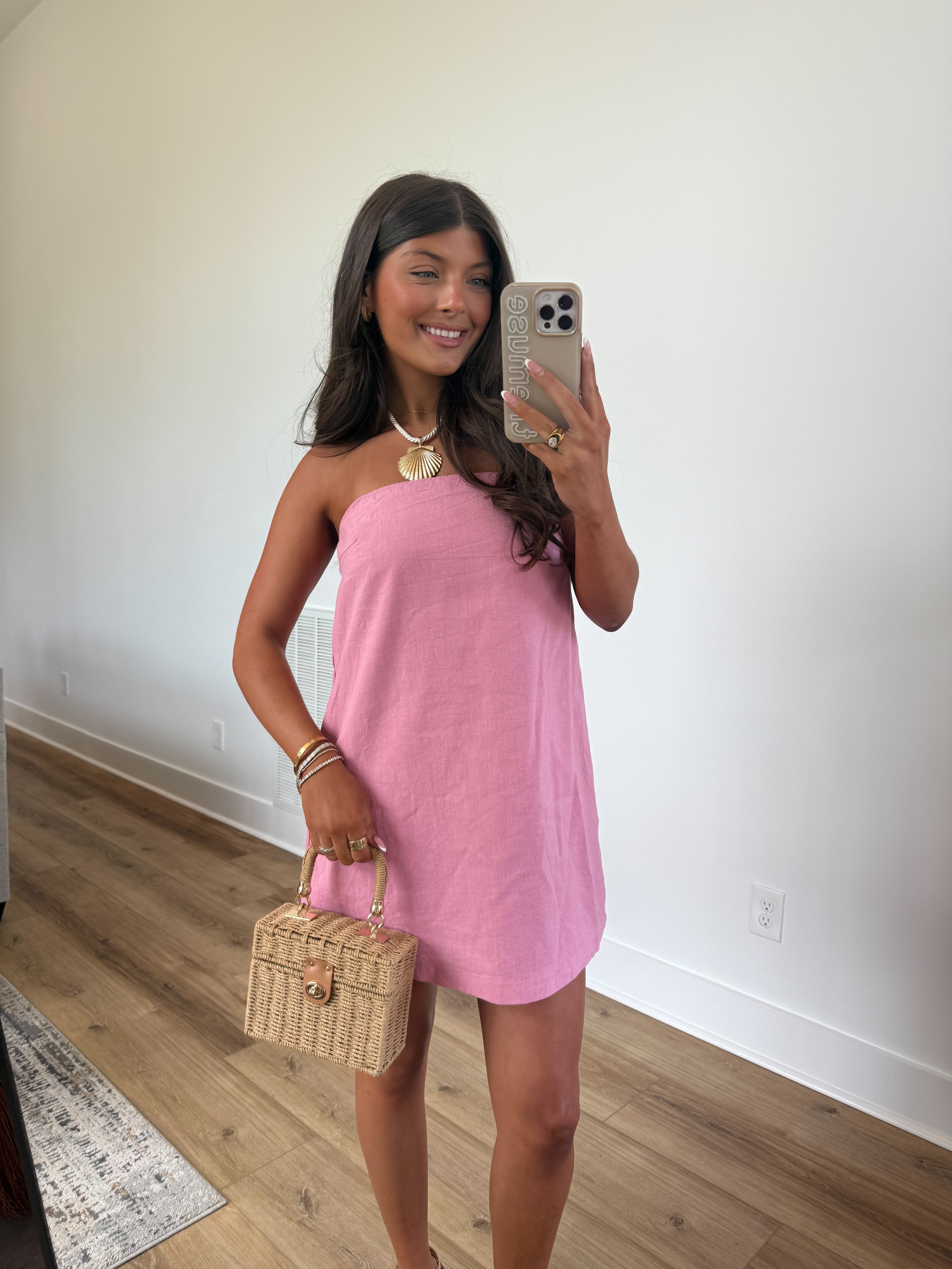 Strawberry Linen Mini