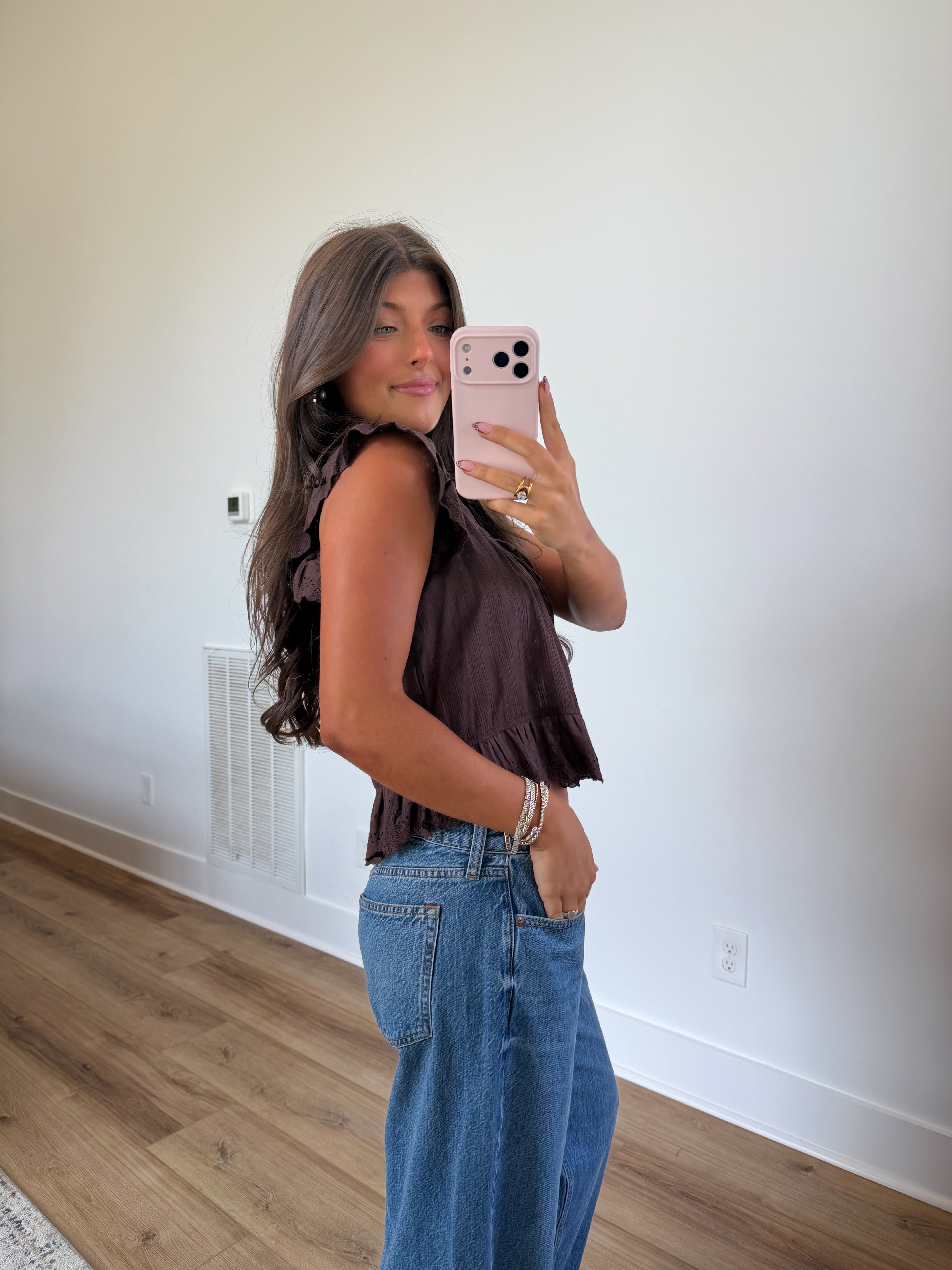 Genevieve Top (Brown)
