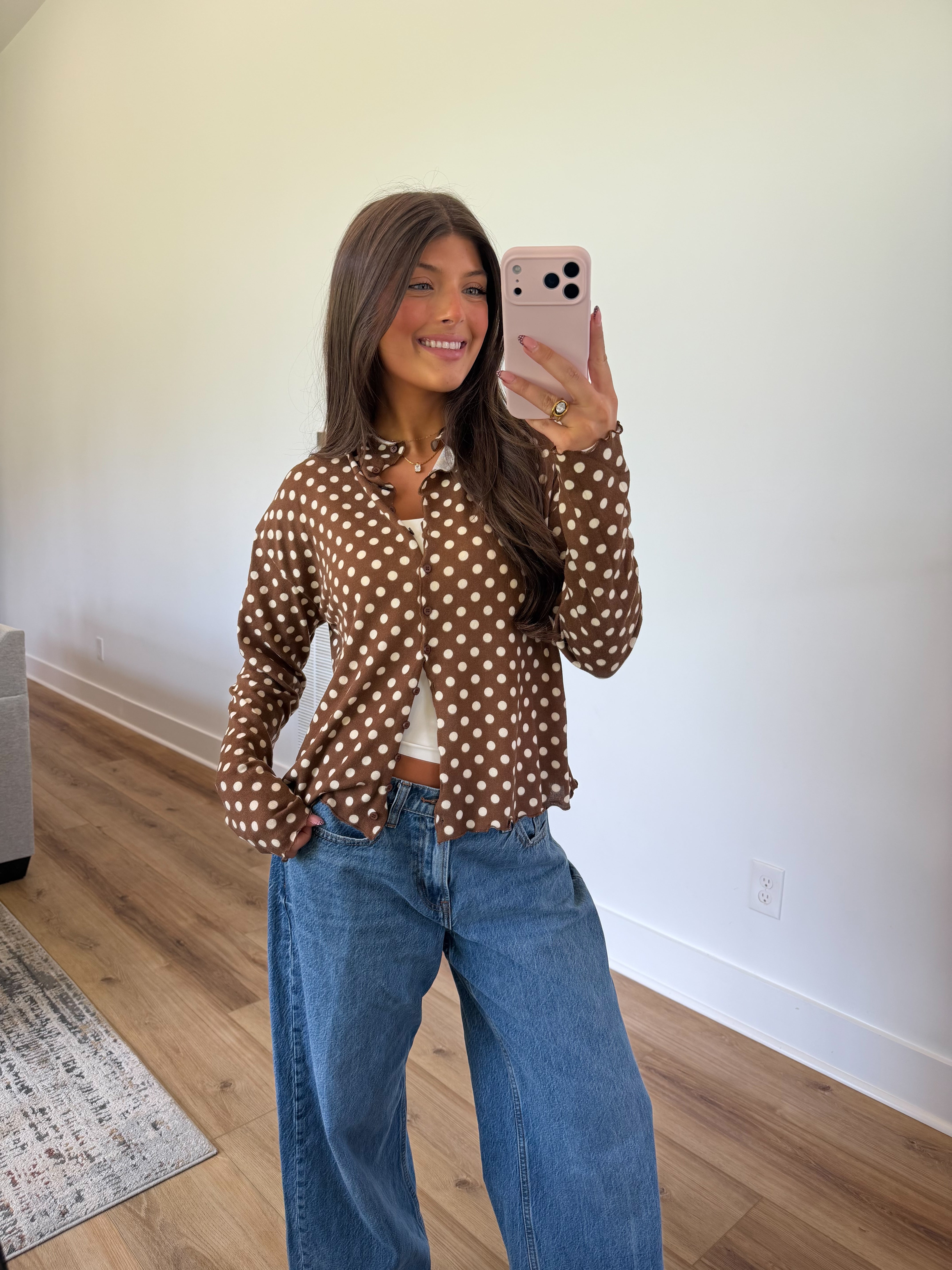 Mabel Polka Dot Cardigan
