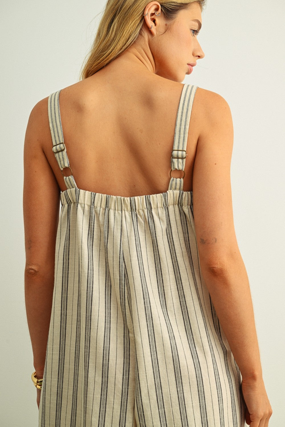 Melanie Stripe Jumpsuit
