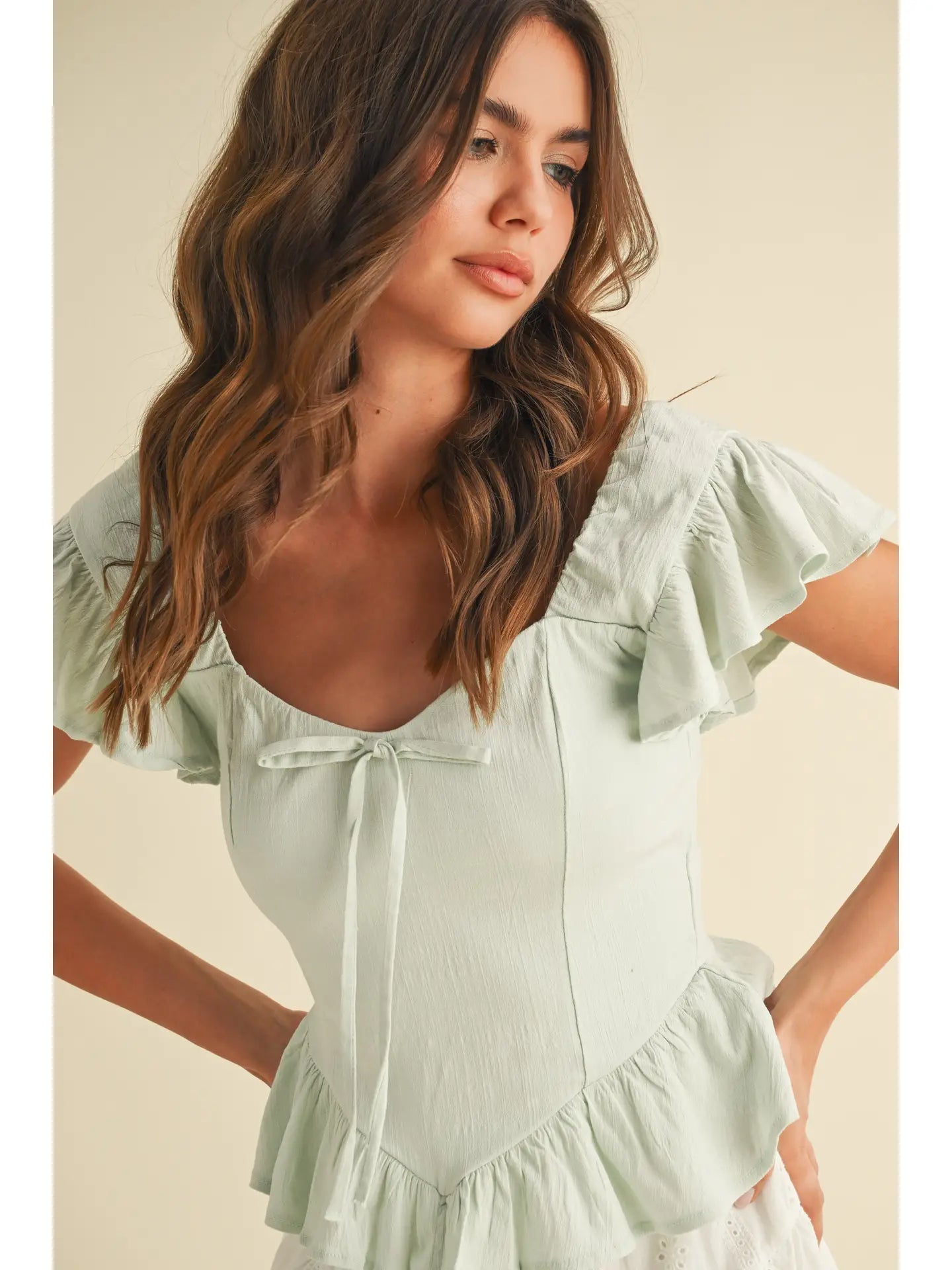 The Juliette Top (Mint)