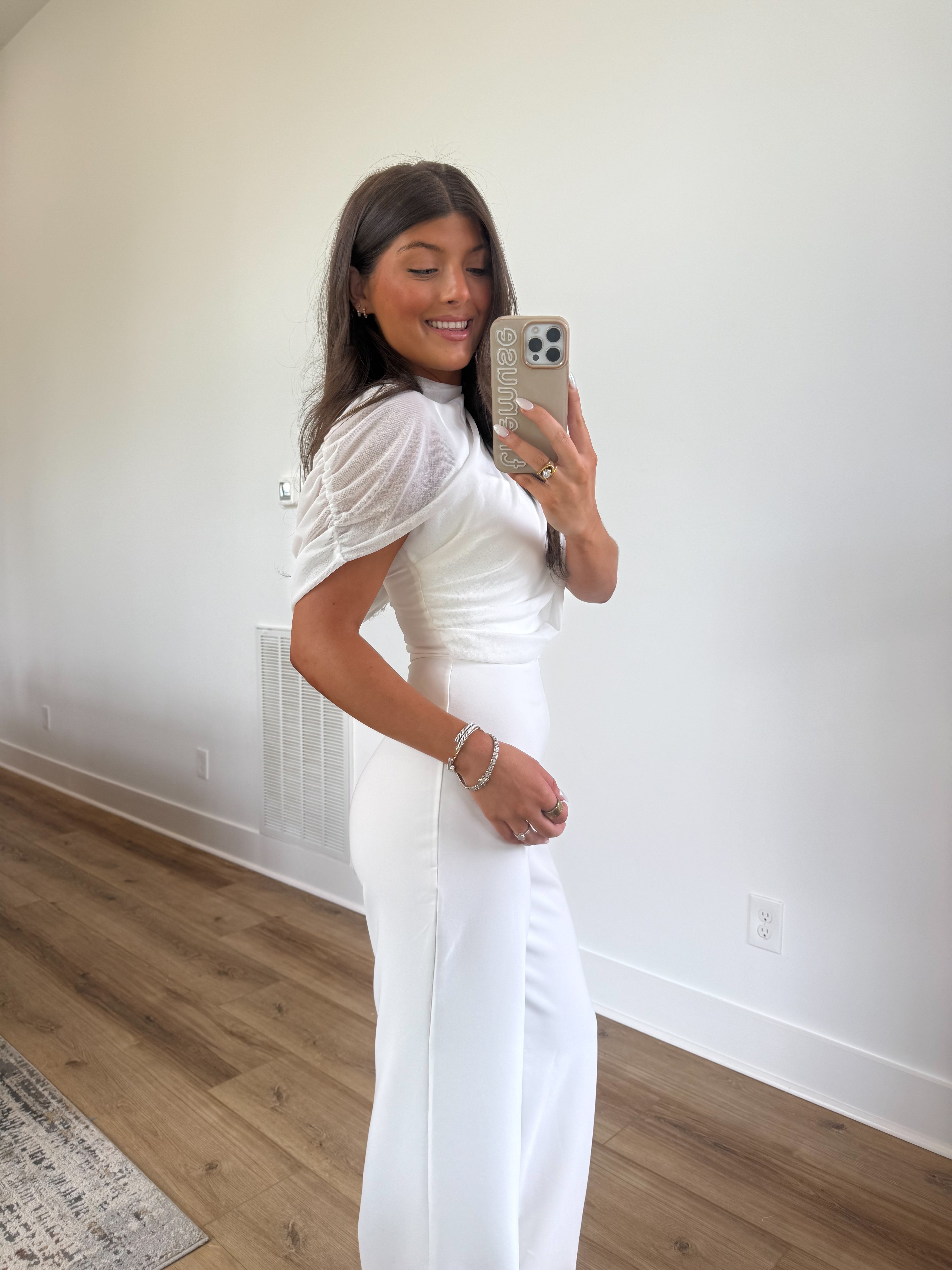 Elegant Caped Jumpsuit