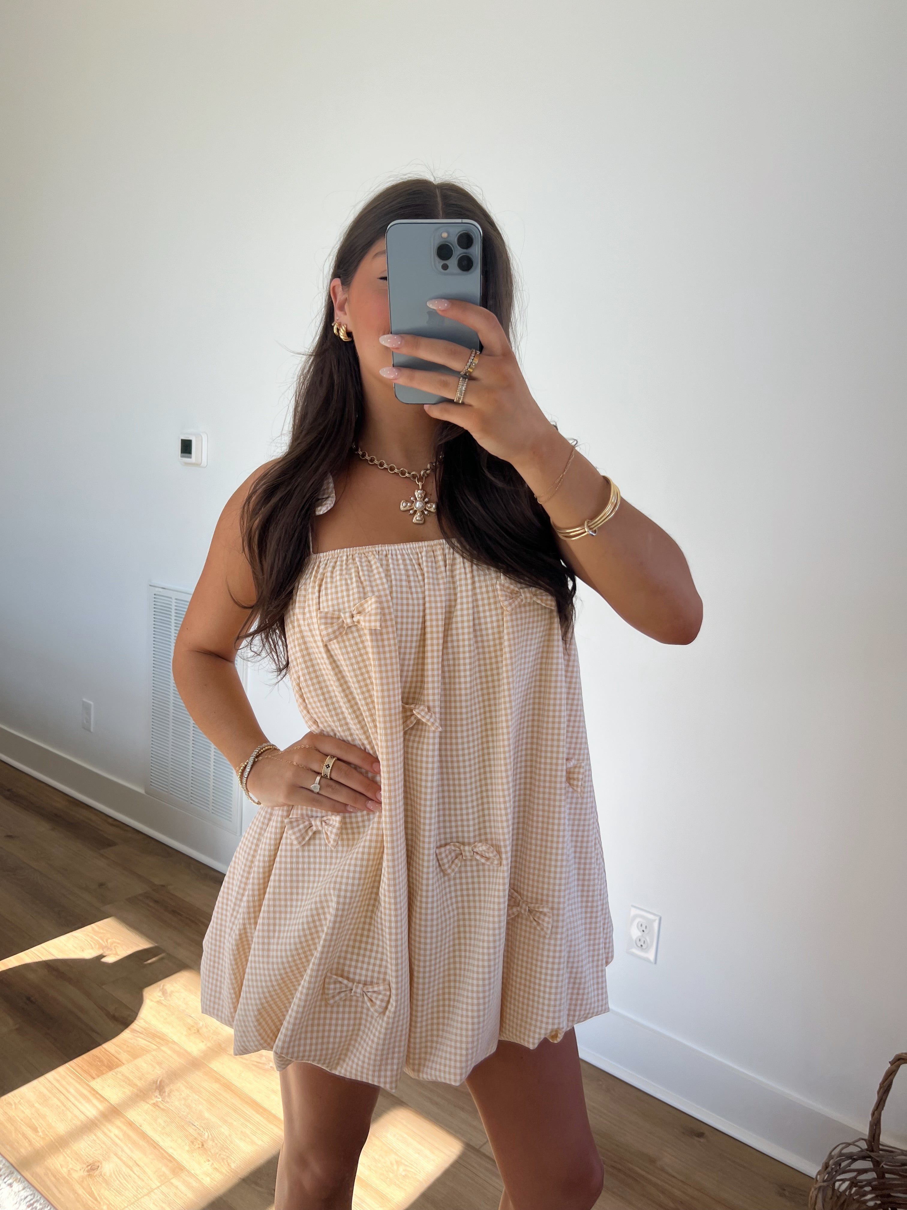 Savvy Bow Mini Dress