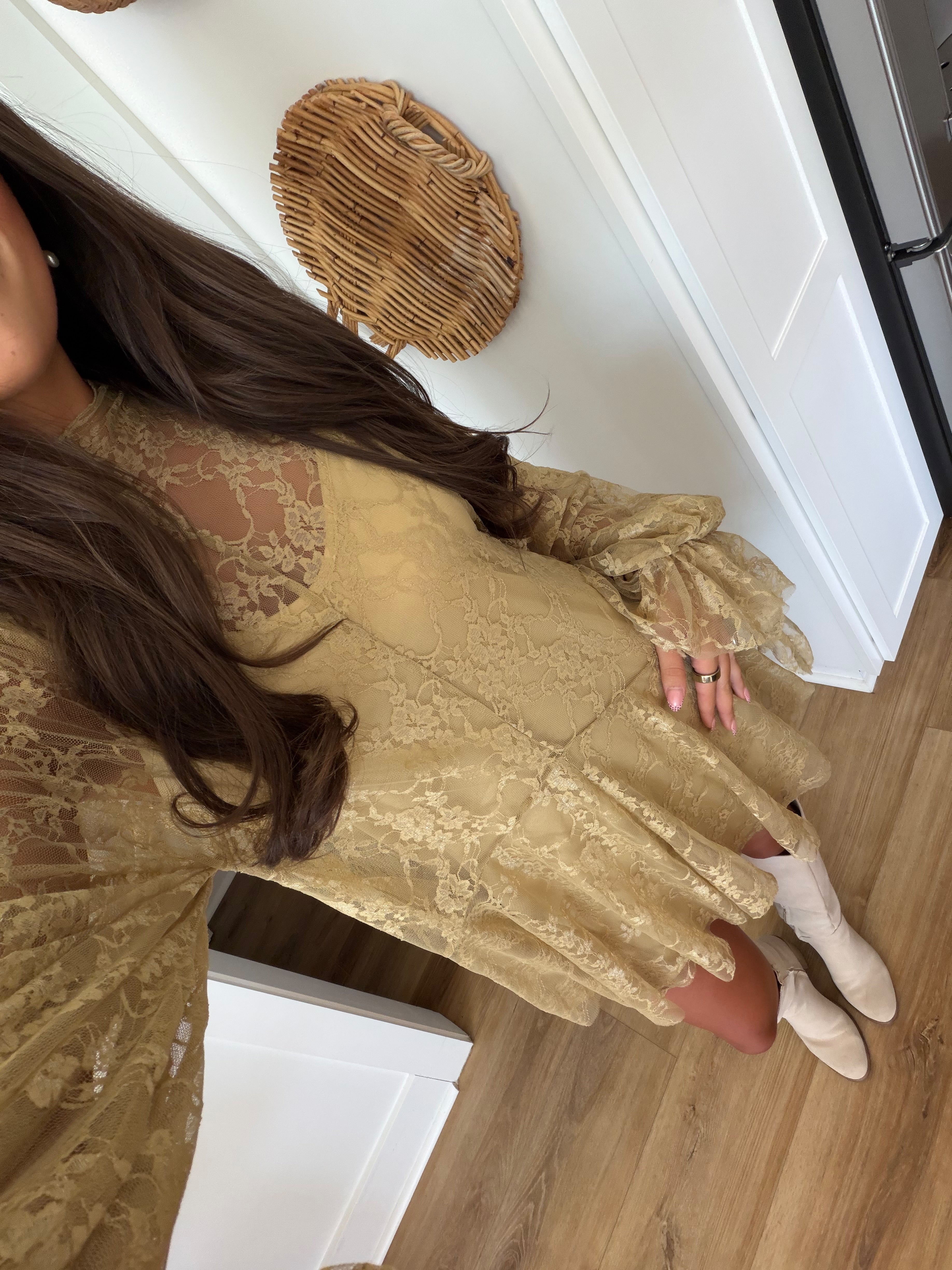 Stevie Lace Mini (Pistachio)