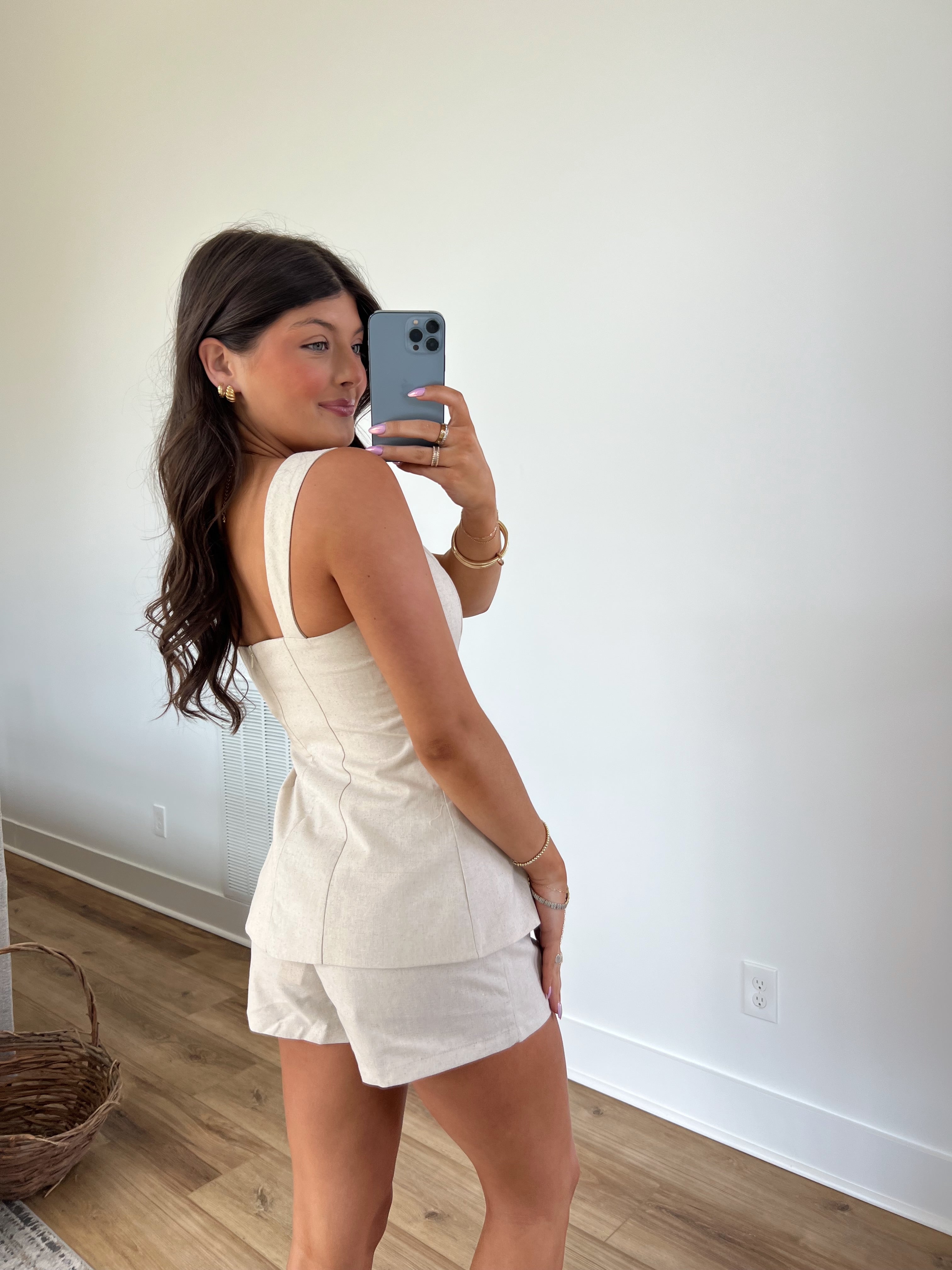Scarlett Linen Shorts Set