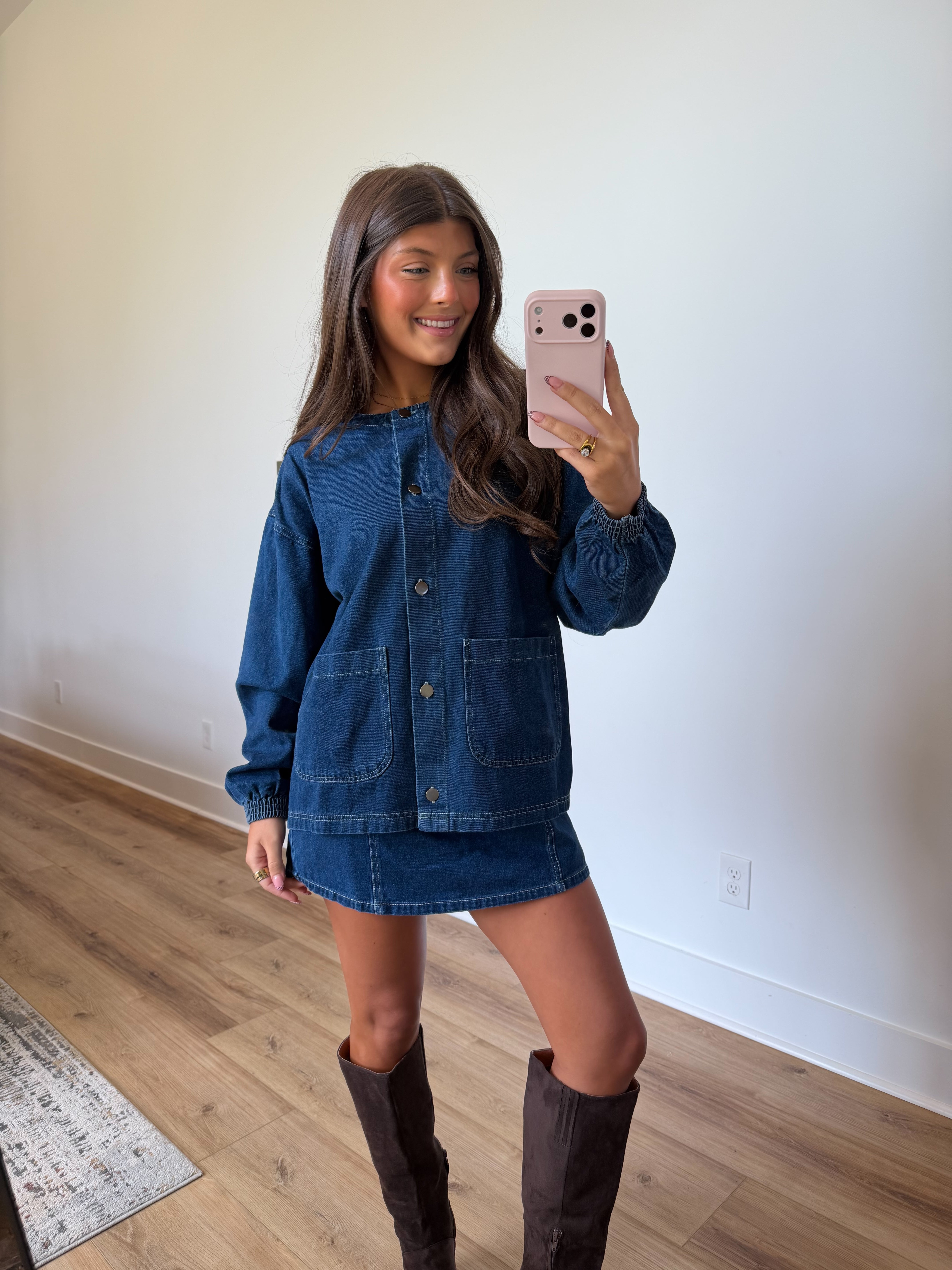 The Penny Denim Set (Classic Blue)