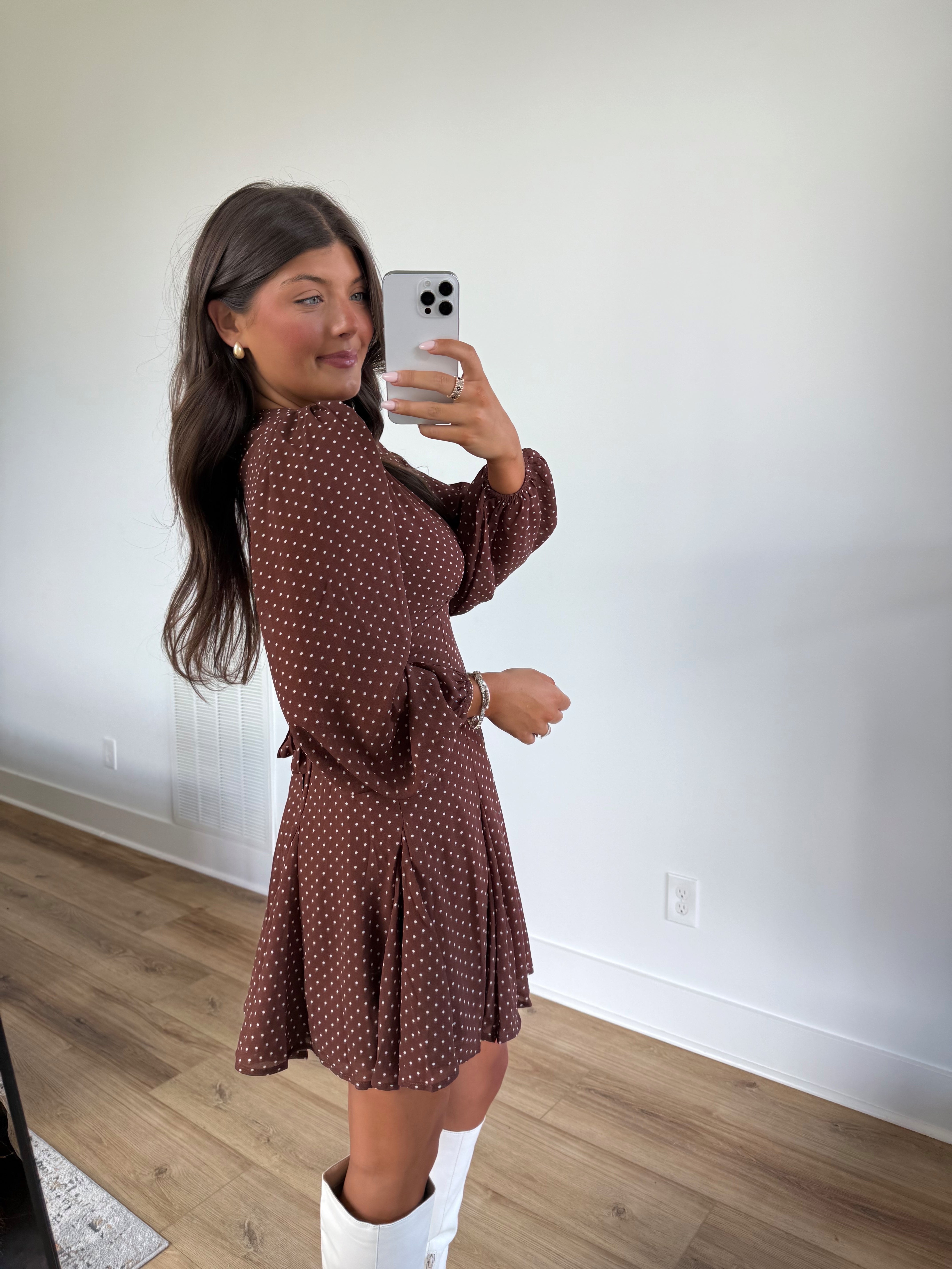 Harlin Polka Dot Mini Dress