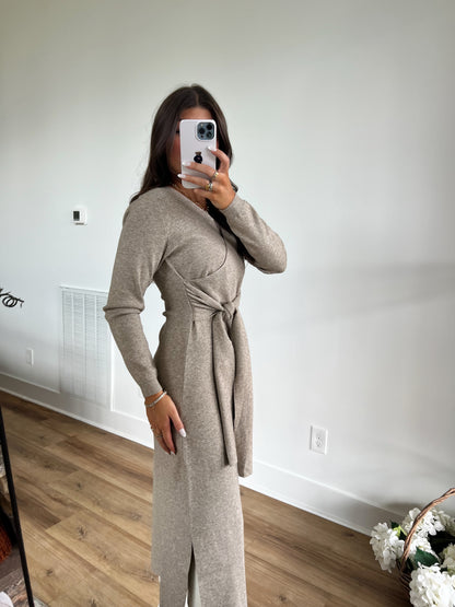 Warm As Can Be Maxi Sweater Dress