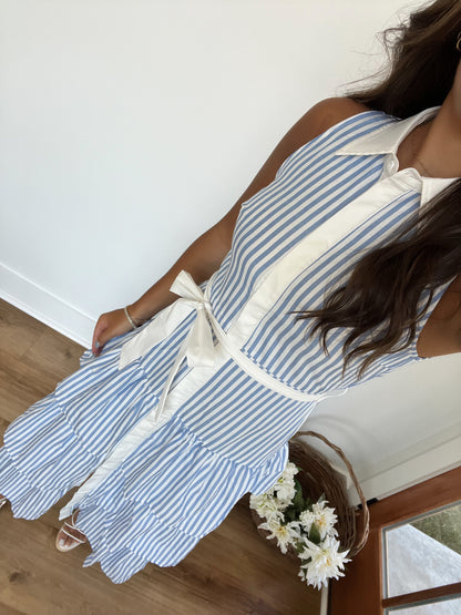 Seaside Stripes Maxi Dress