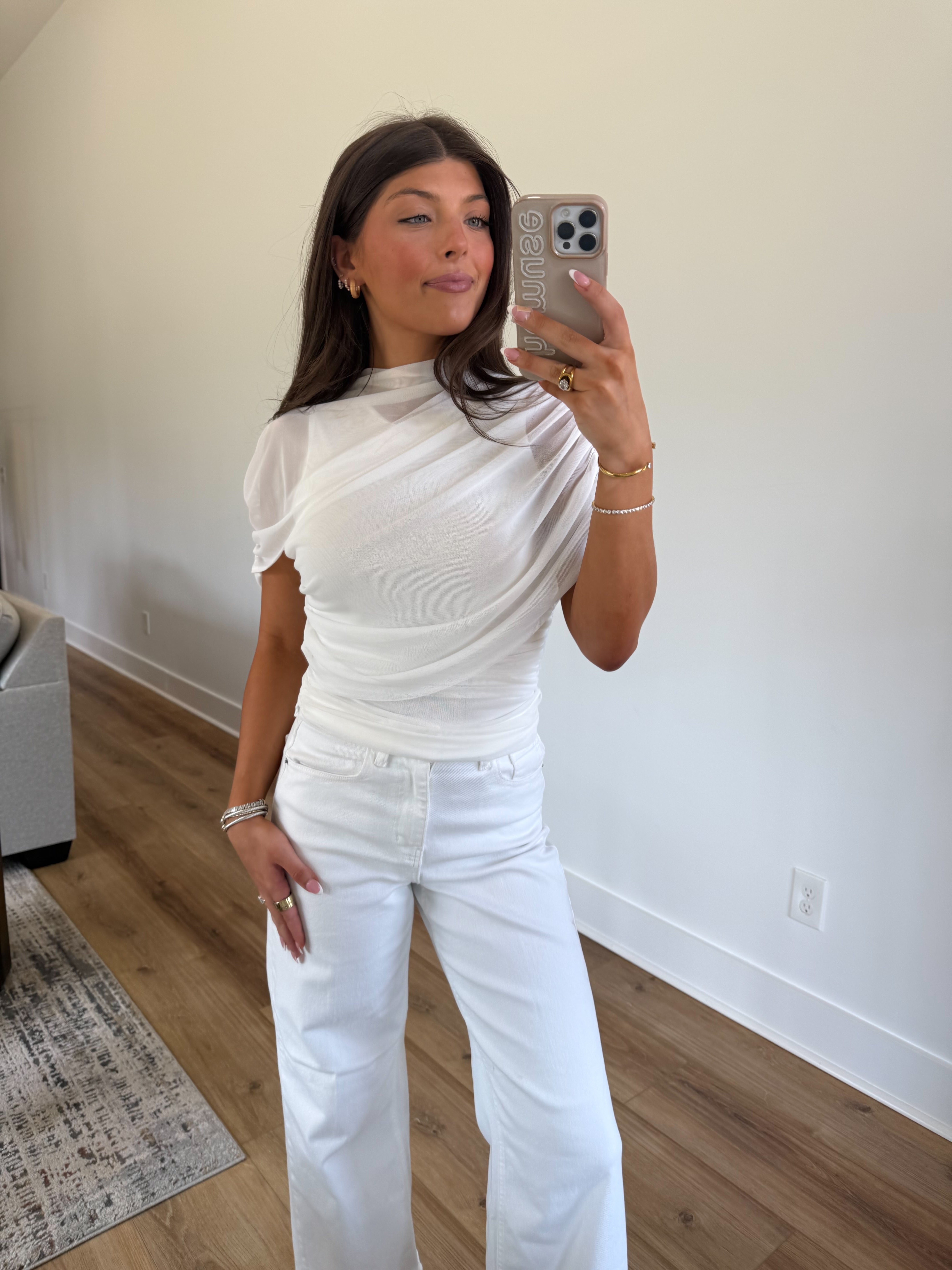 White Ruch Cape Top (Restock)