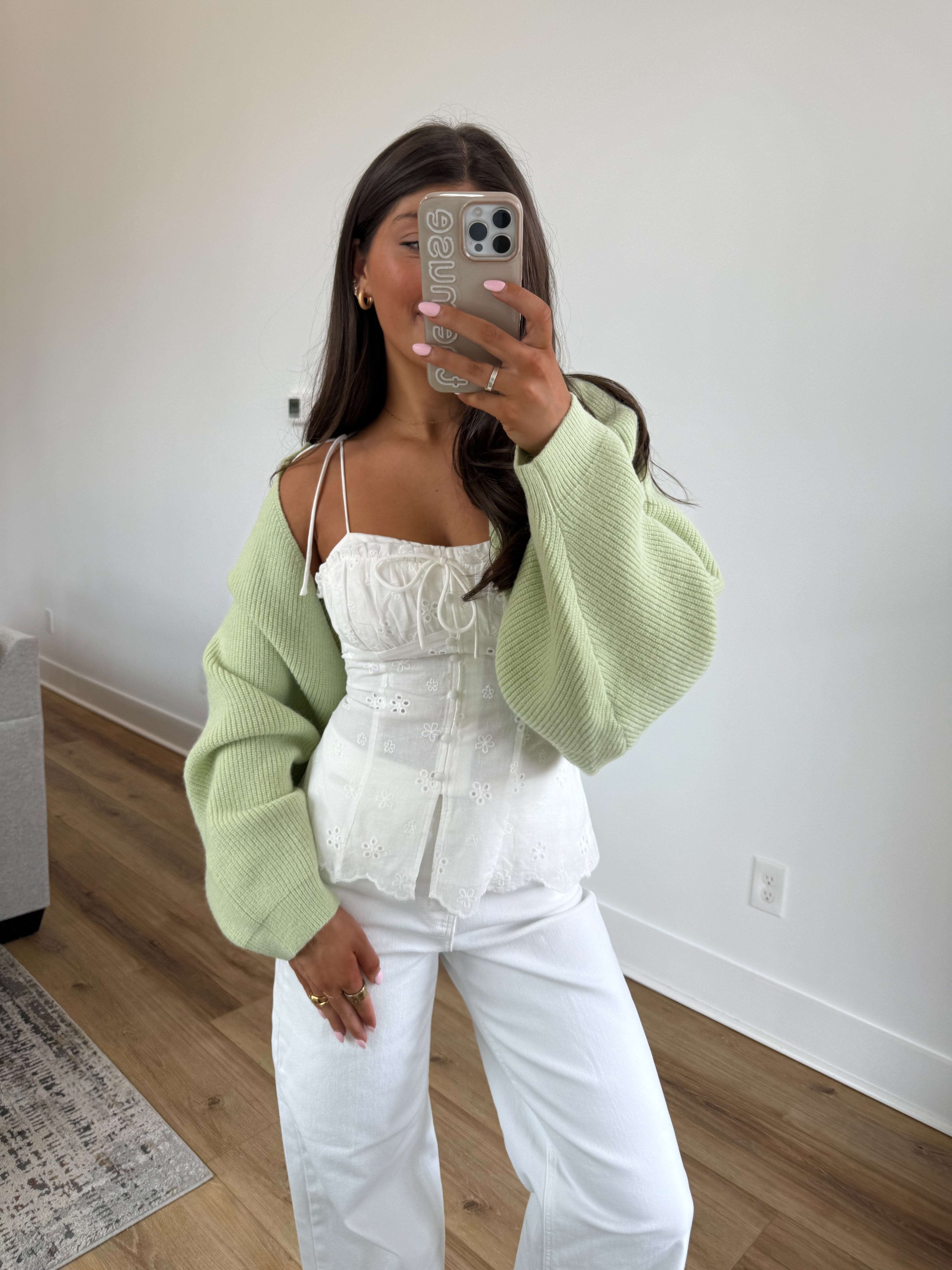 The Pistachio Cardigan Shawl (PRE-ORDER (1-2 weeks)/ Restock)