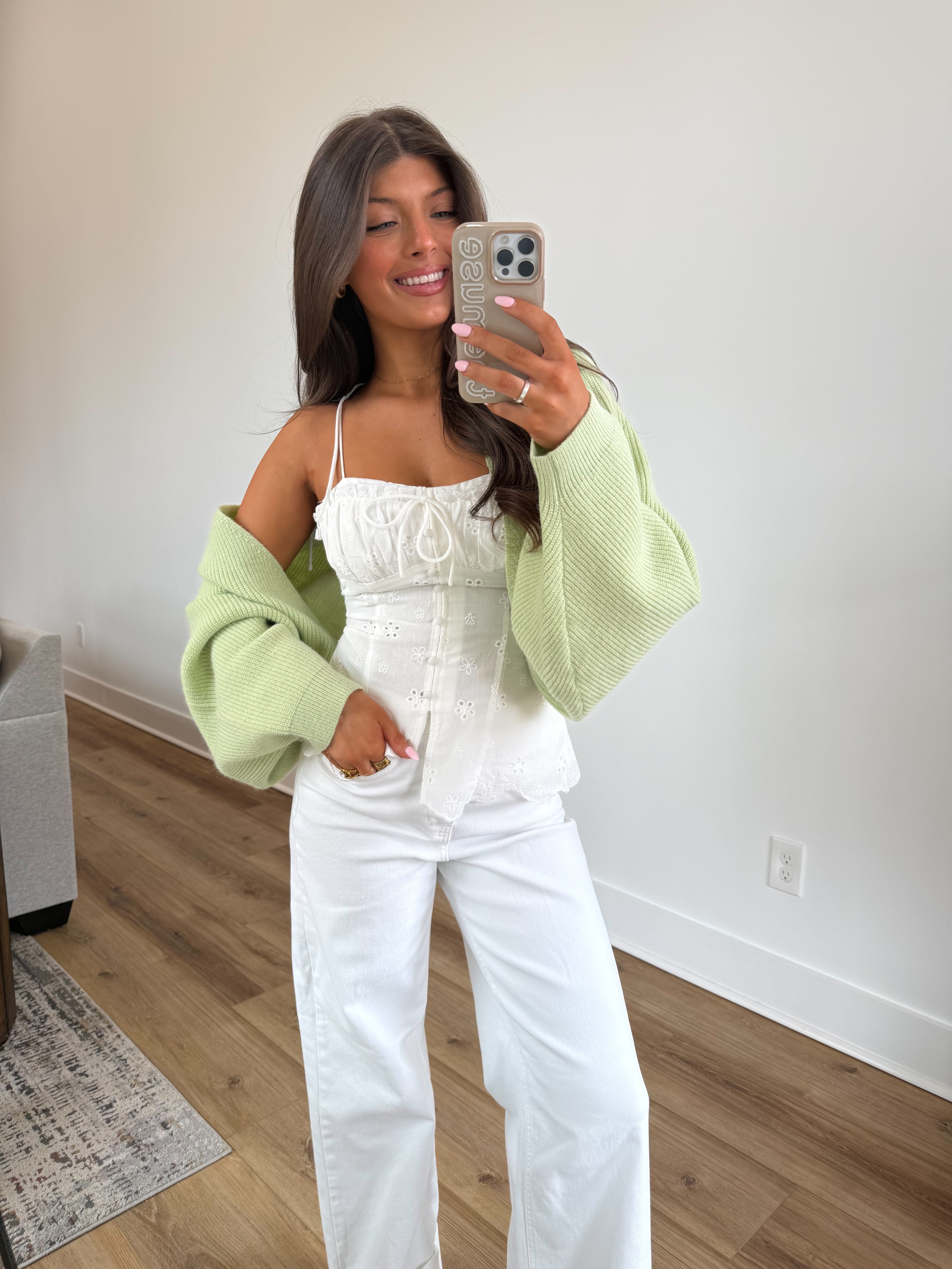 The Pistachio Cardigan Shawl (PRE-ORDER (1-2 weeks)/ Restock)