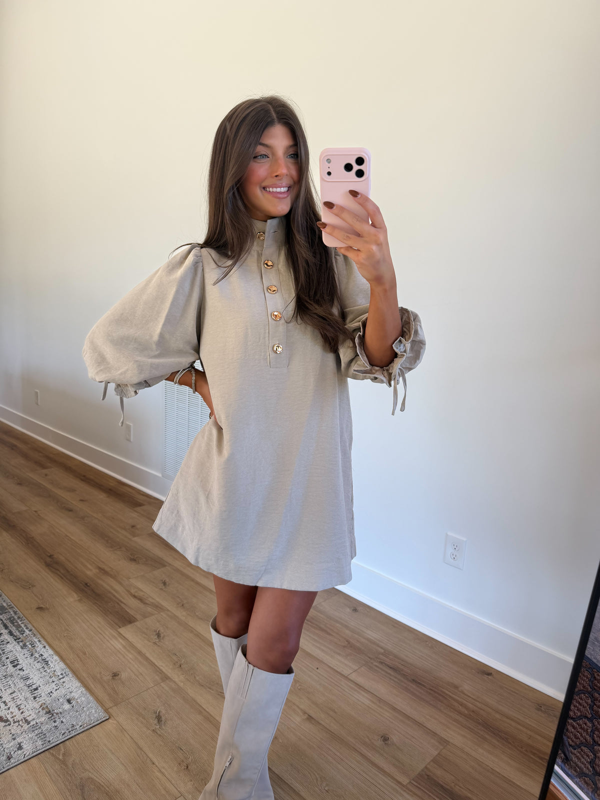 Kenna Cream Mini Dress
