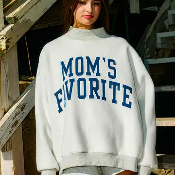 Mom/Dad's Fav Mockneck (REVERSIBLE)