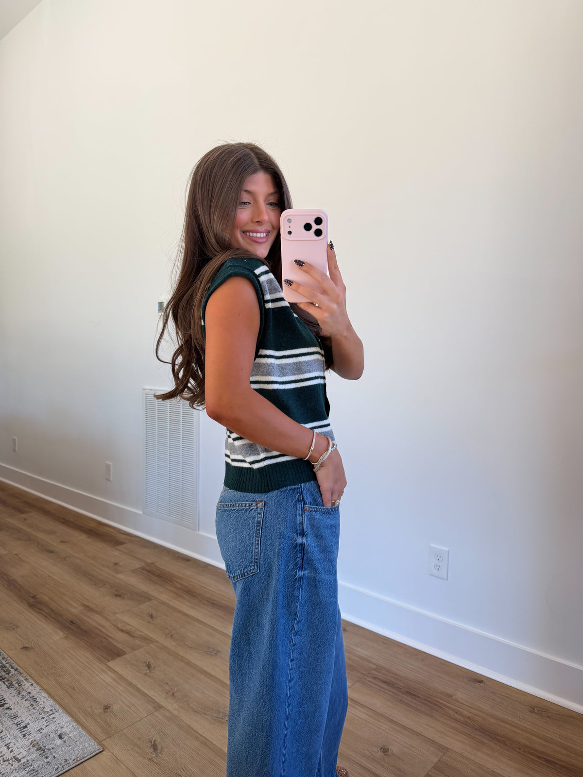 Evergreen Stripe Cardigan