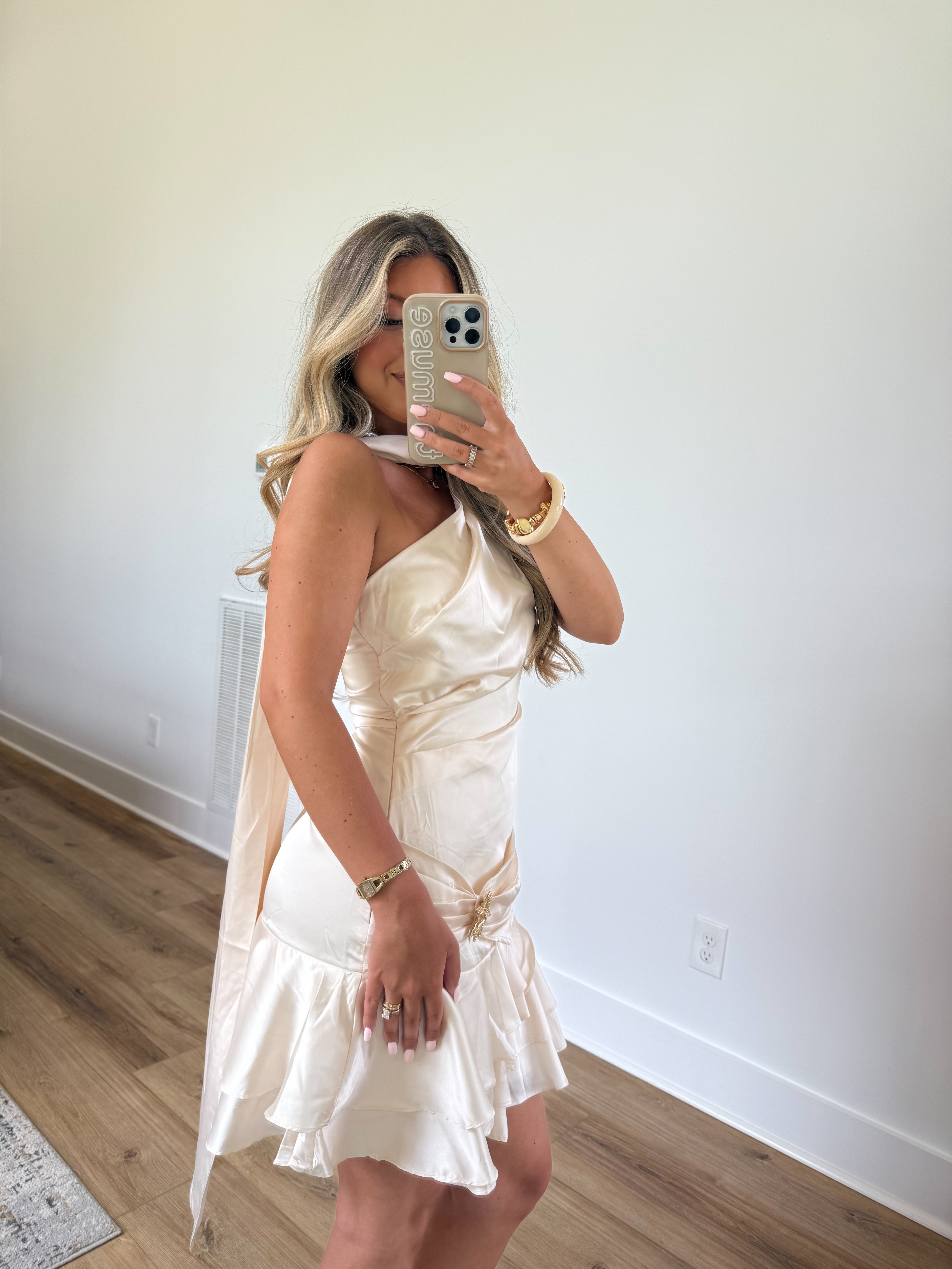 The Starfish Satin Dress