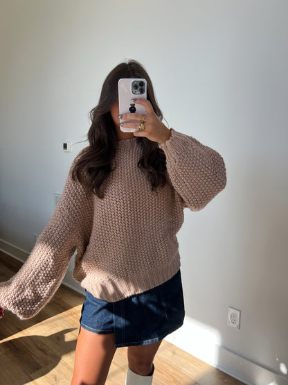 Chunky Yarn Sweater