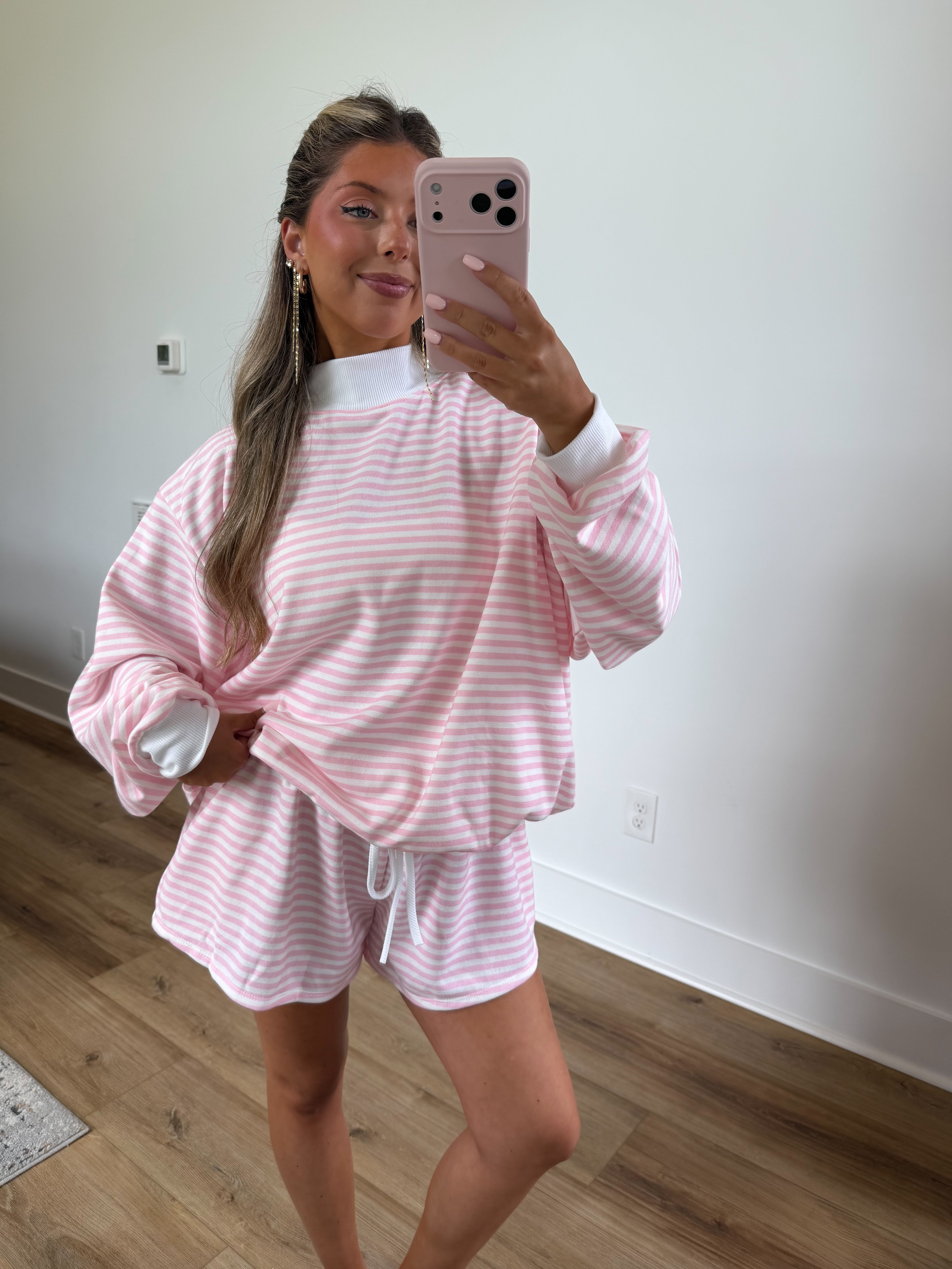 Lovey Stripes Mockneck Set