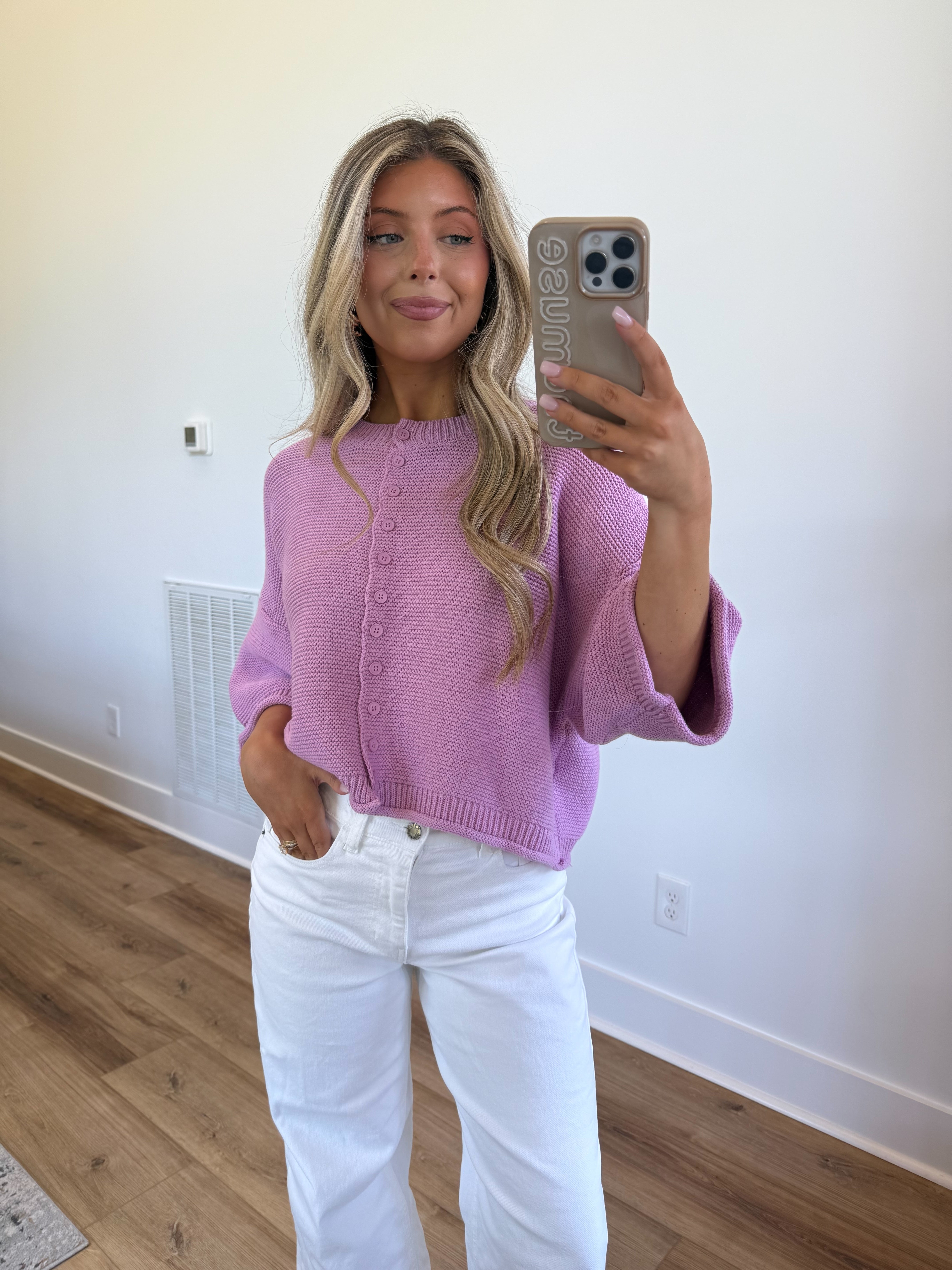 Orchid Cloud Nine Cardigan