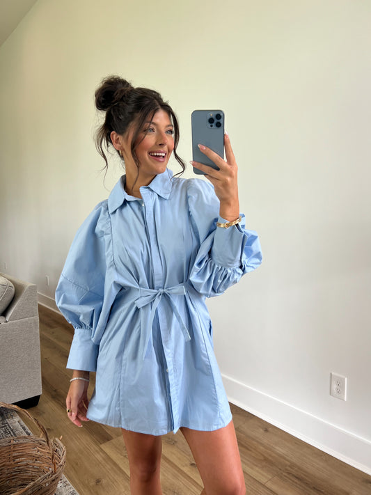 Sunday Morning Dress (Blue)