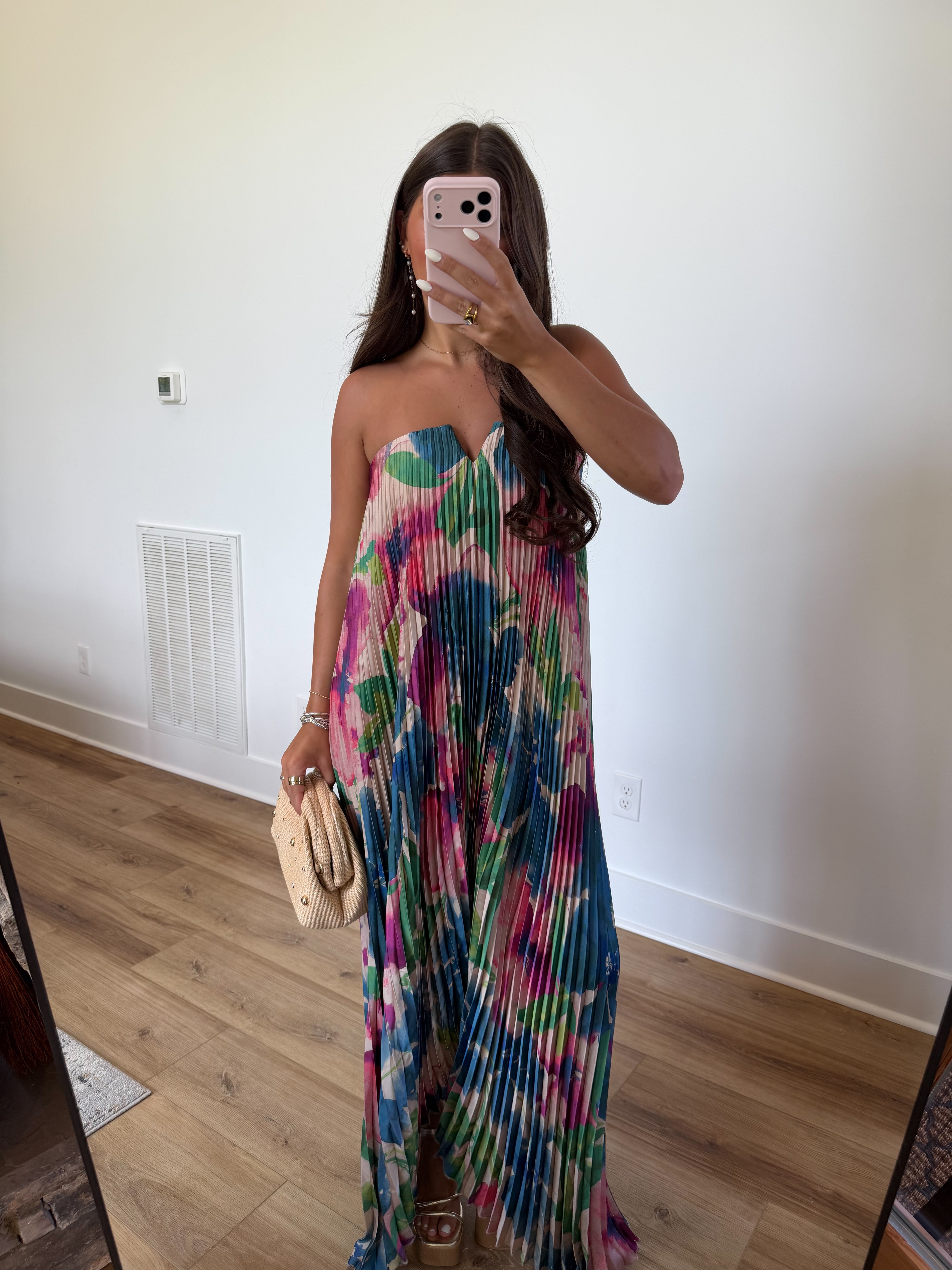 Resort Pleated Maxi